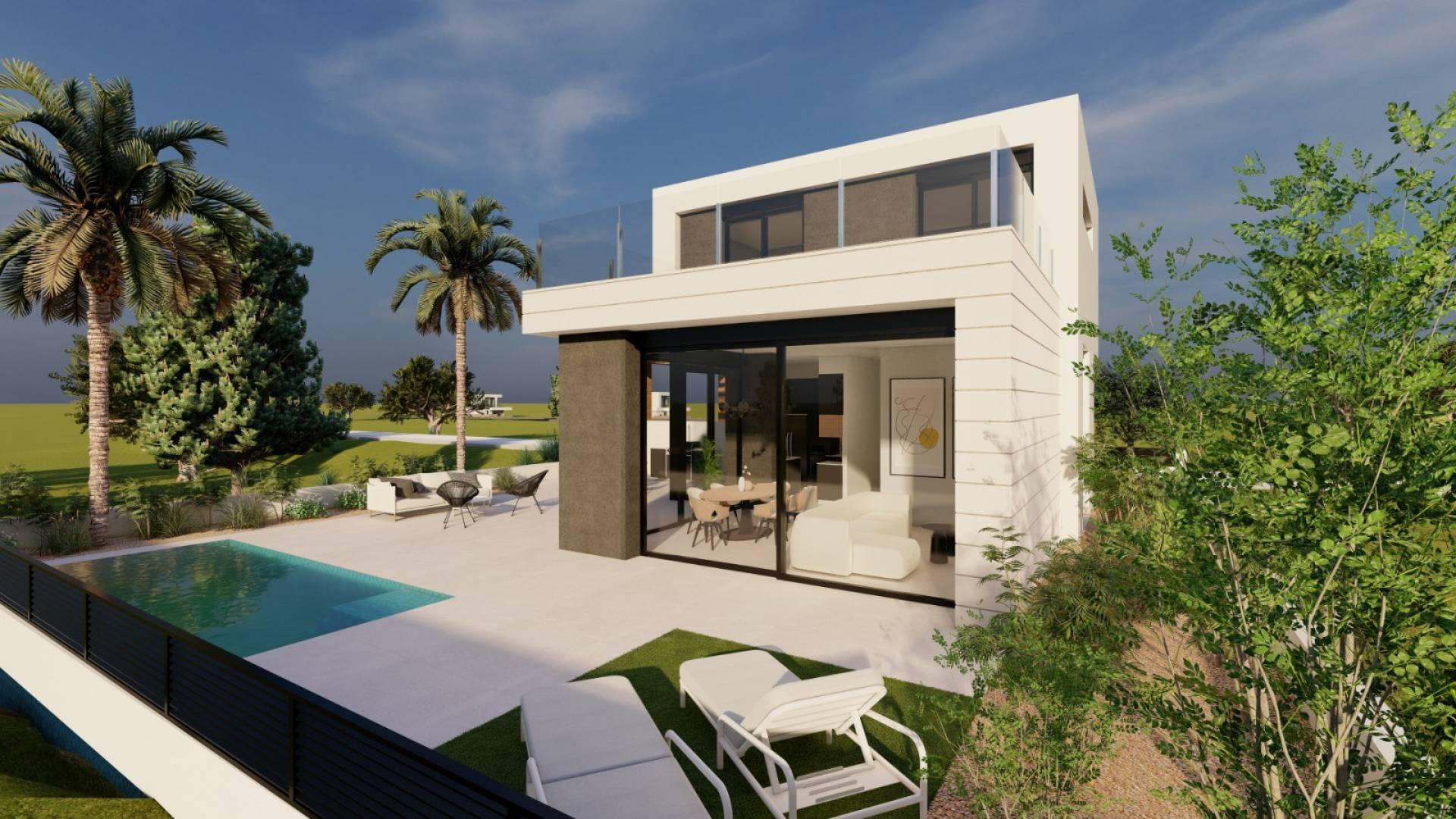 New Build - Independent villa - Pilar de la Horadada - Lo Romero Golf