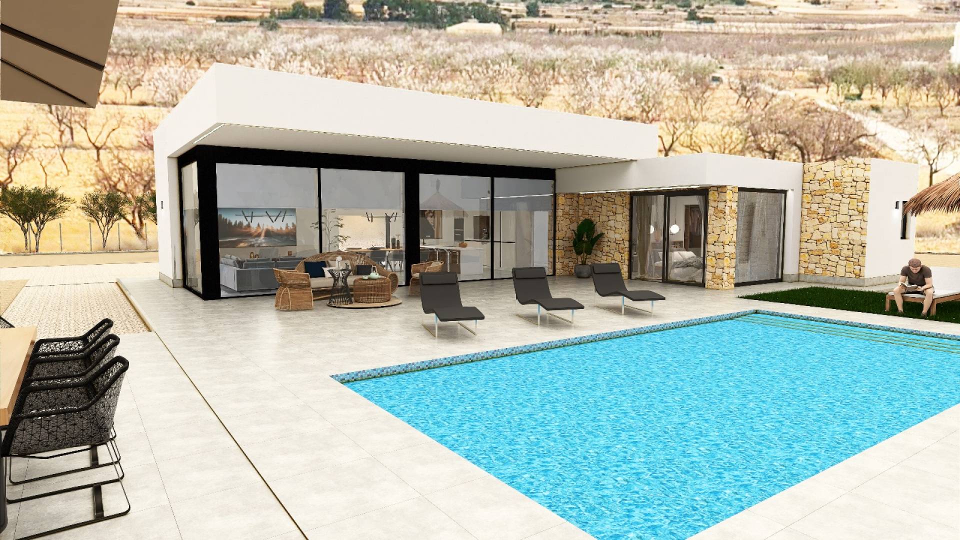 New Build - Independent villa - Pinoso
