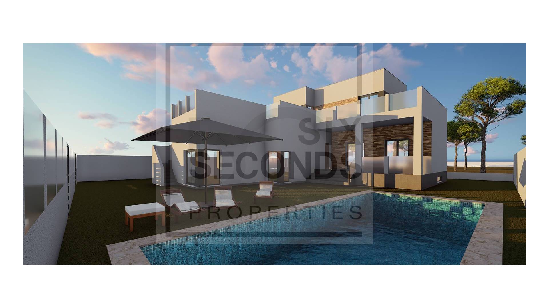 New Build - Independent villa - San Fulgencio - Urbanización La Marina