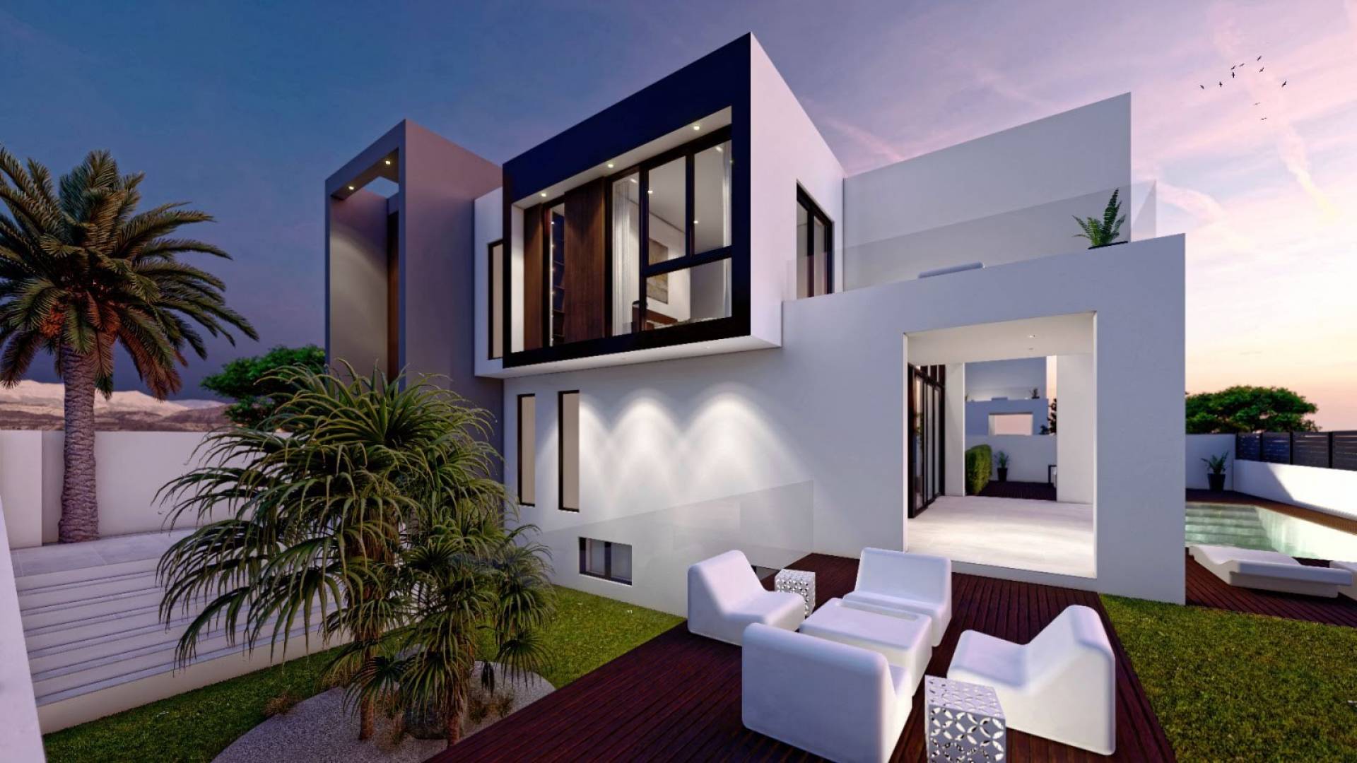 New Build - Independent villa - San Juan de Alicante