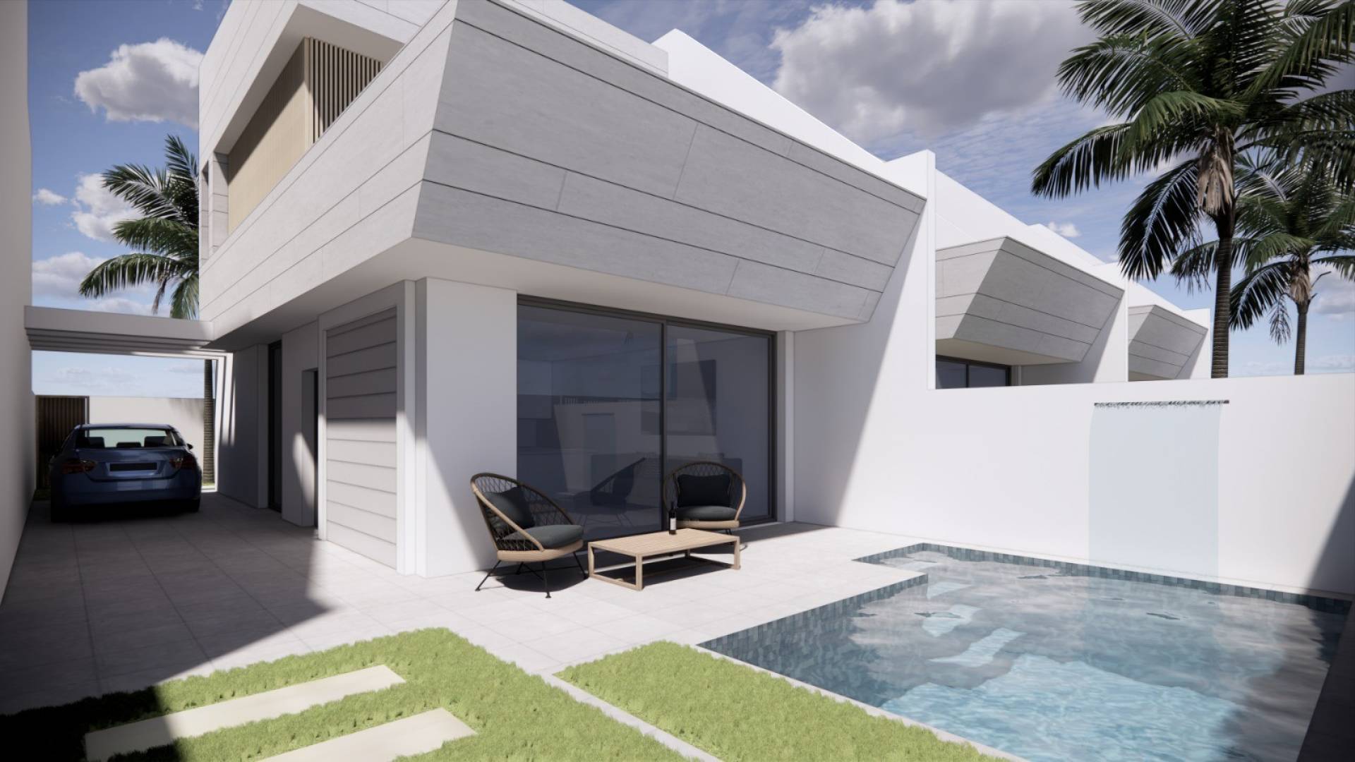 New Build - Independent villa - Santiago de la Ribera