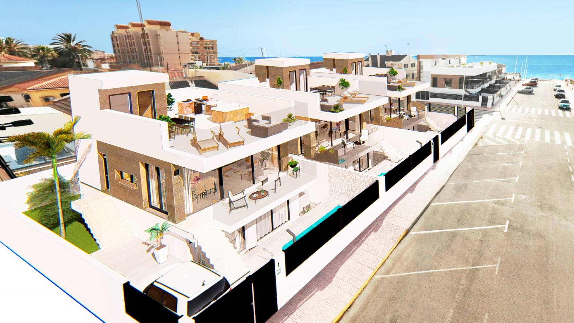 New Build - Independent villa - Torrevieja - Torrelamata - La Mata