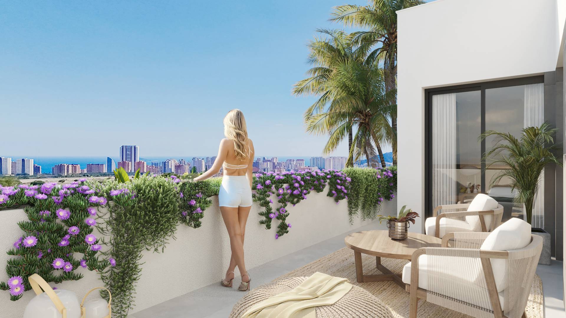 New Build - Semi detached house - Finestrat - Golf Bahía