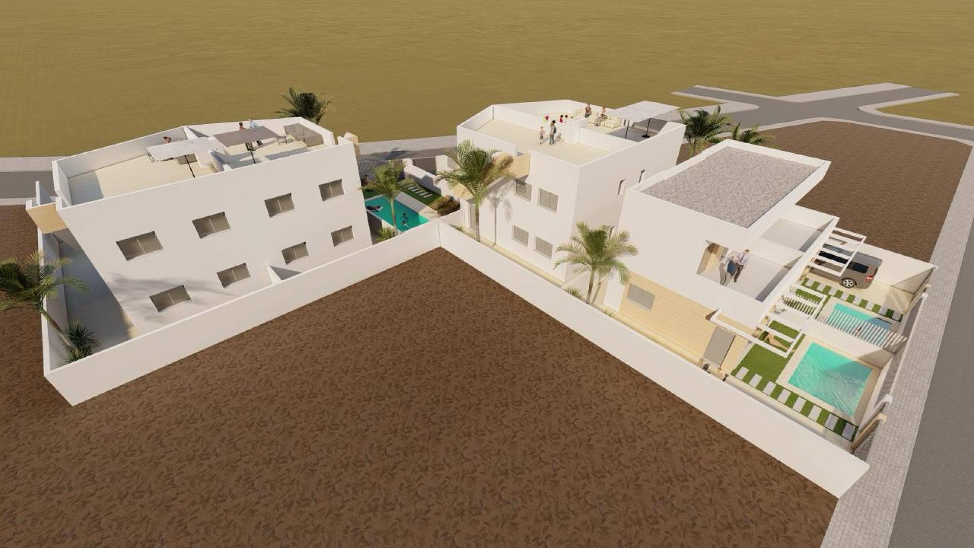 New Build - Semi detached house - Mazarrón