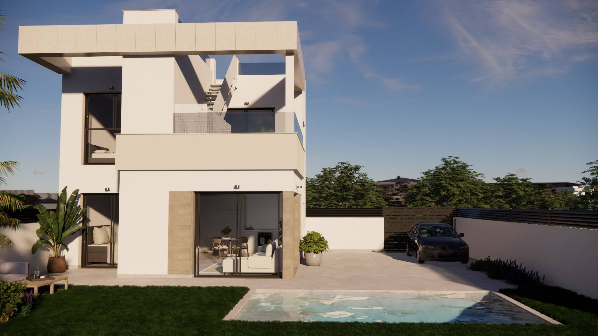 New Build - Semi detached house - Orihuela Costa