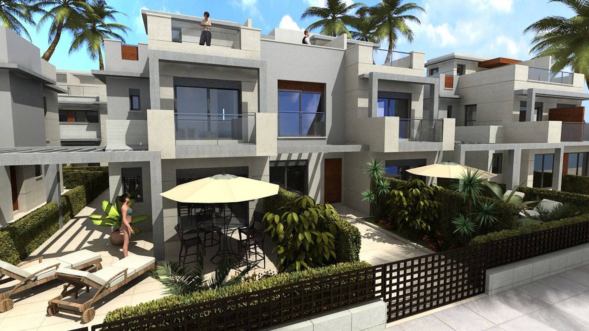 New Build - Semi detached house - Puerto de Mazarrón