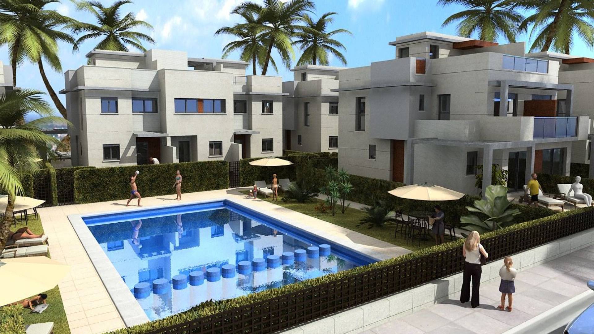 New Build - Semi detached house - Puerto de Mazarrón