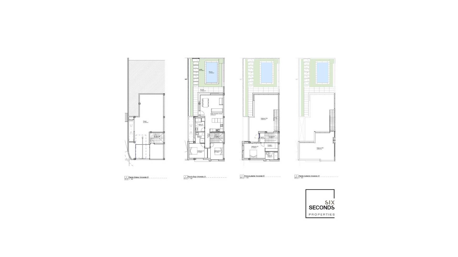 New Build - Semi-detached villa - Los Alcazares