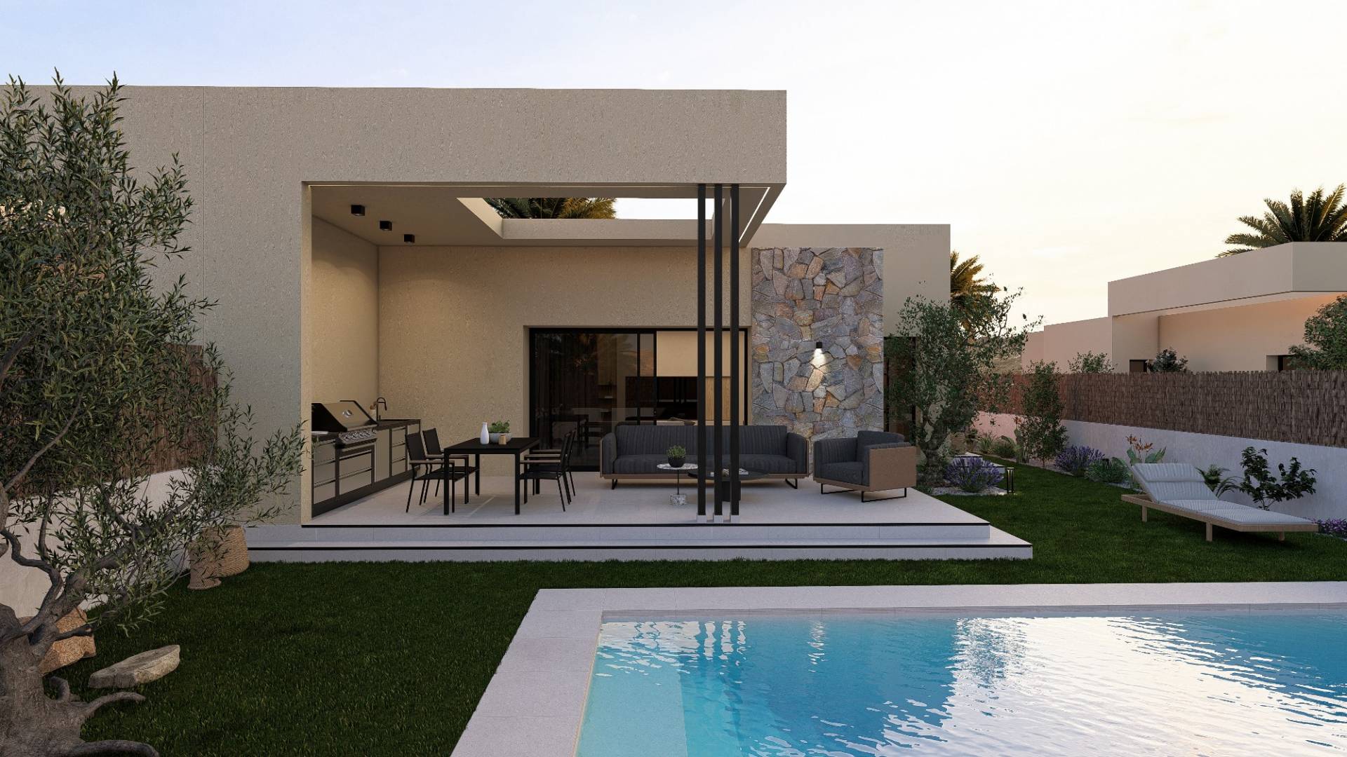 New Build - Semi-detached villa - MURCIA - BAÑOS Y MENDIGO/ ALTAONA GOLF