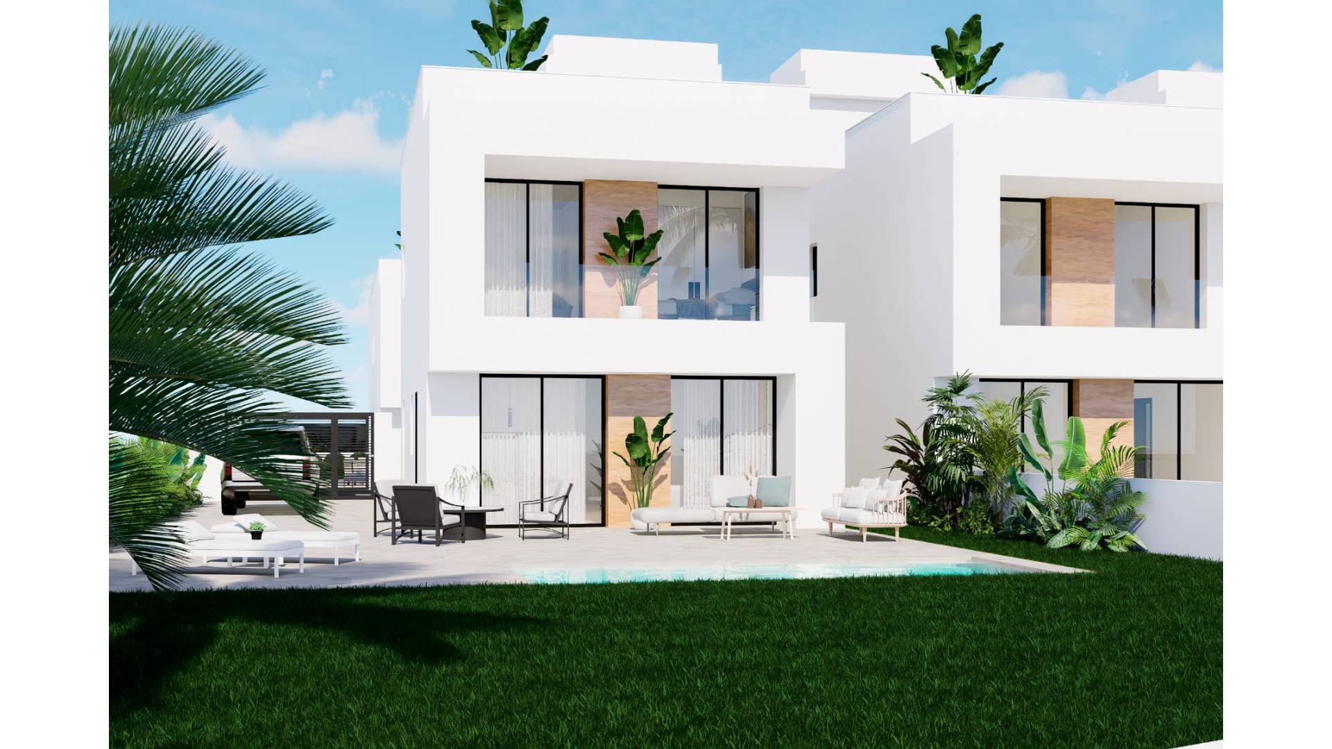 New Build - Semi-detached villa - Orihuela Costa - La Zenia