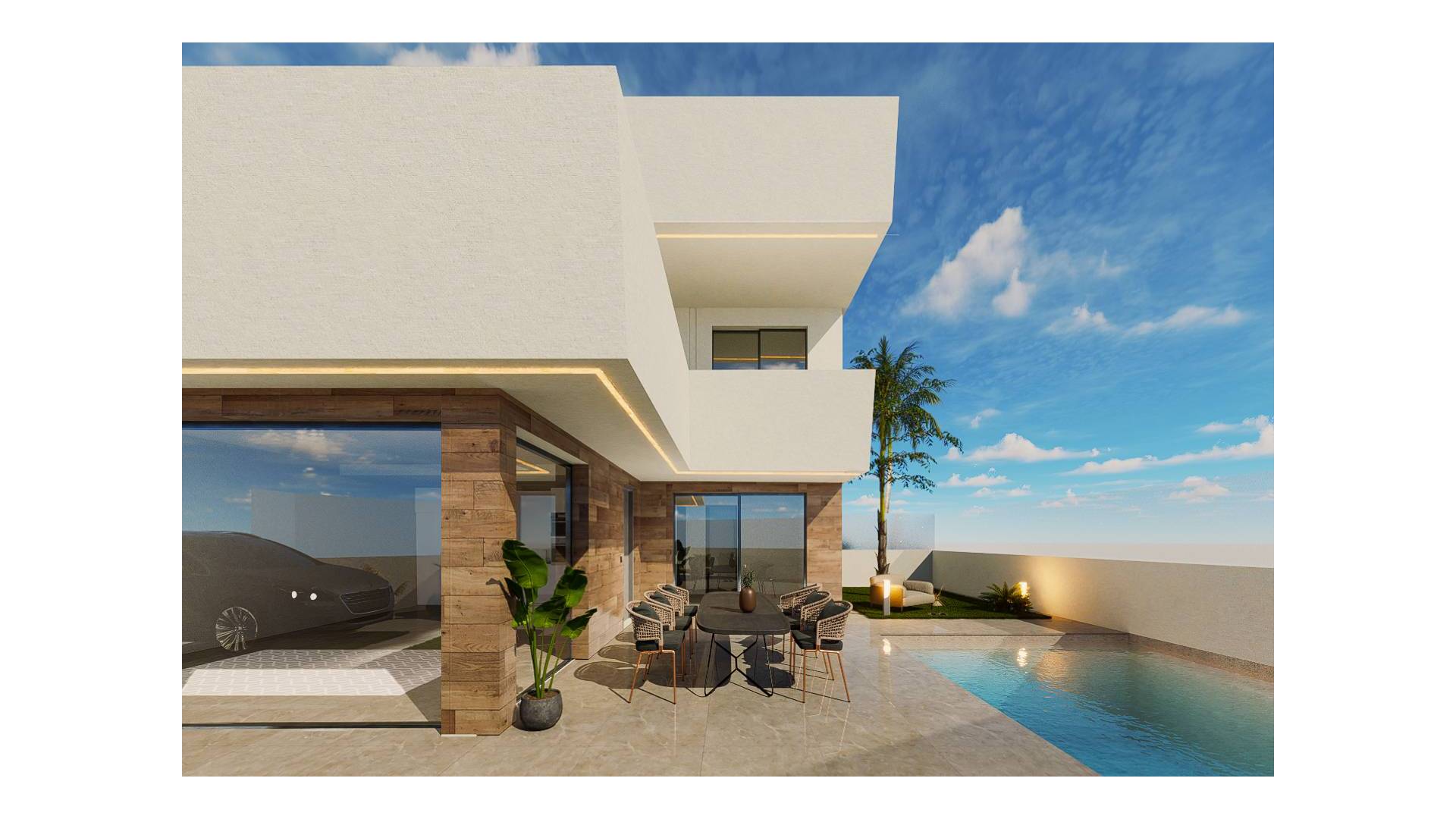 New Build - Semi-detached villa - San Pedro del Pinatar
