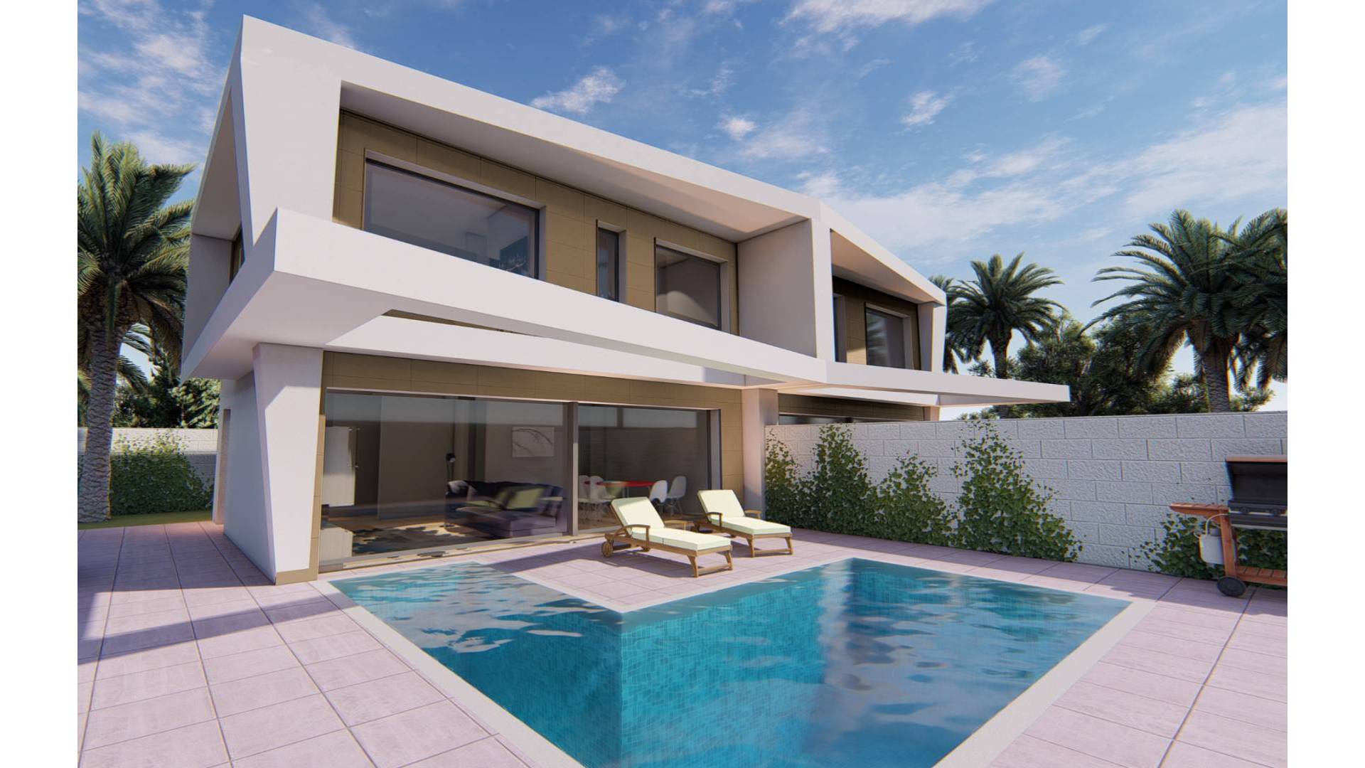 New Build - Semi-detached villa - Santa Pola - Gran Alacant