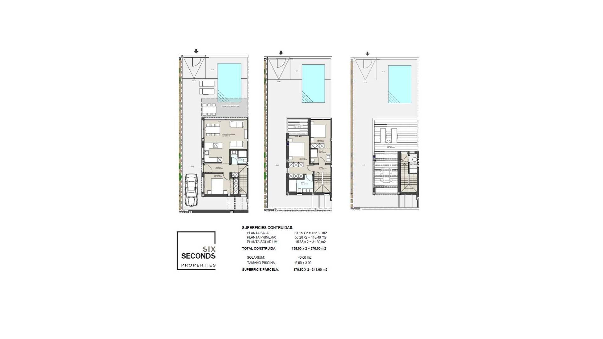 New Build - Semi-detached villa - Torre de la Horadada