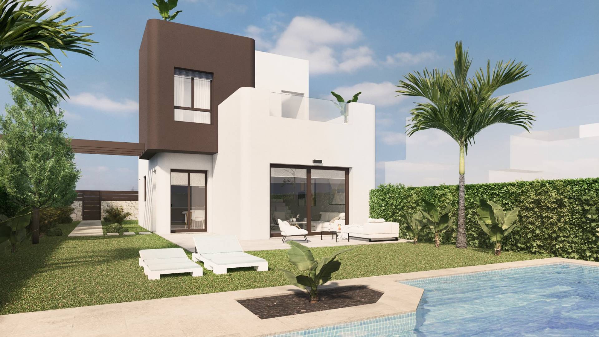 New Build - Villa / Semi detached - Pilar de la Horadada - Lo Romero Golf