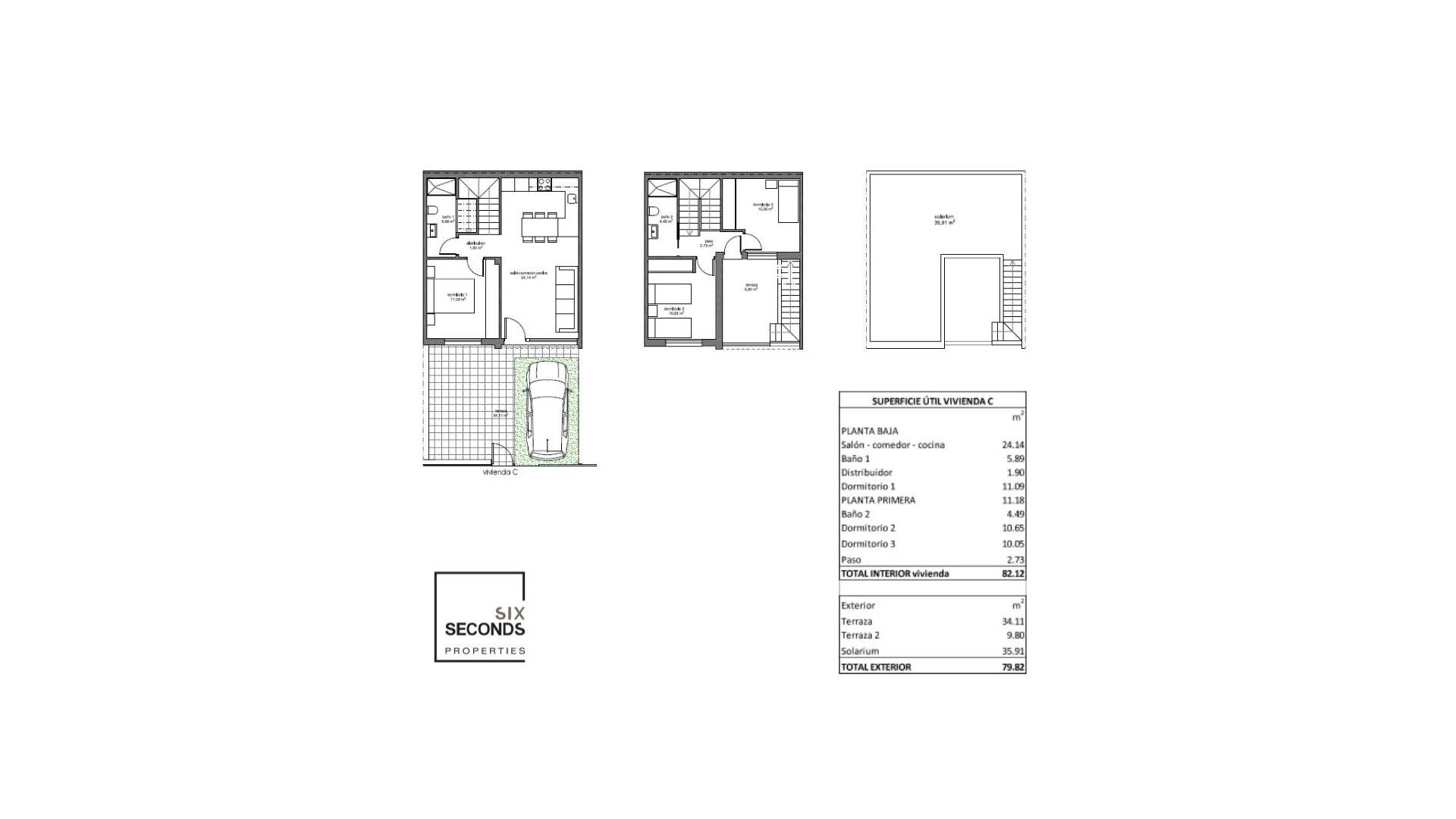 Nieuw gebouw - Adosado - Pilar de la Horadada