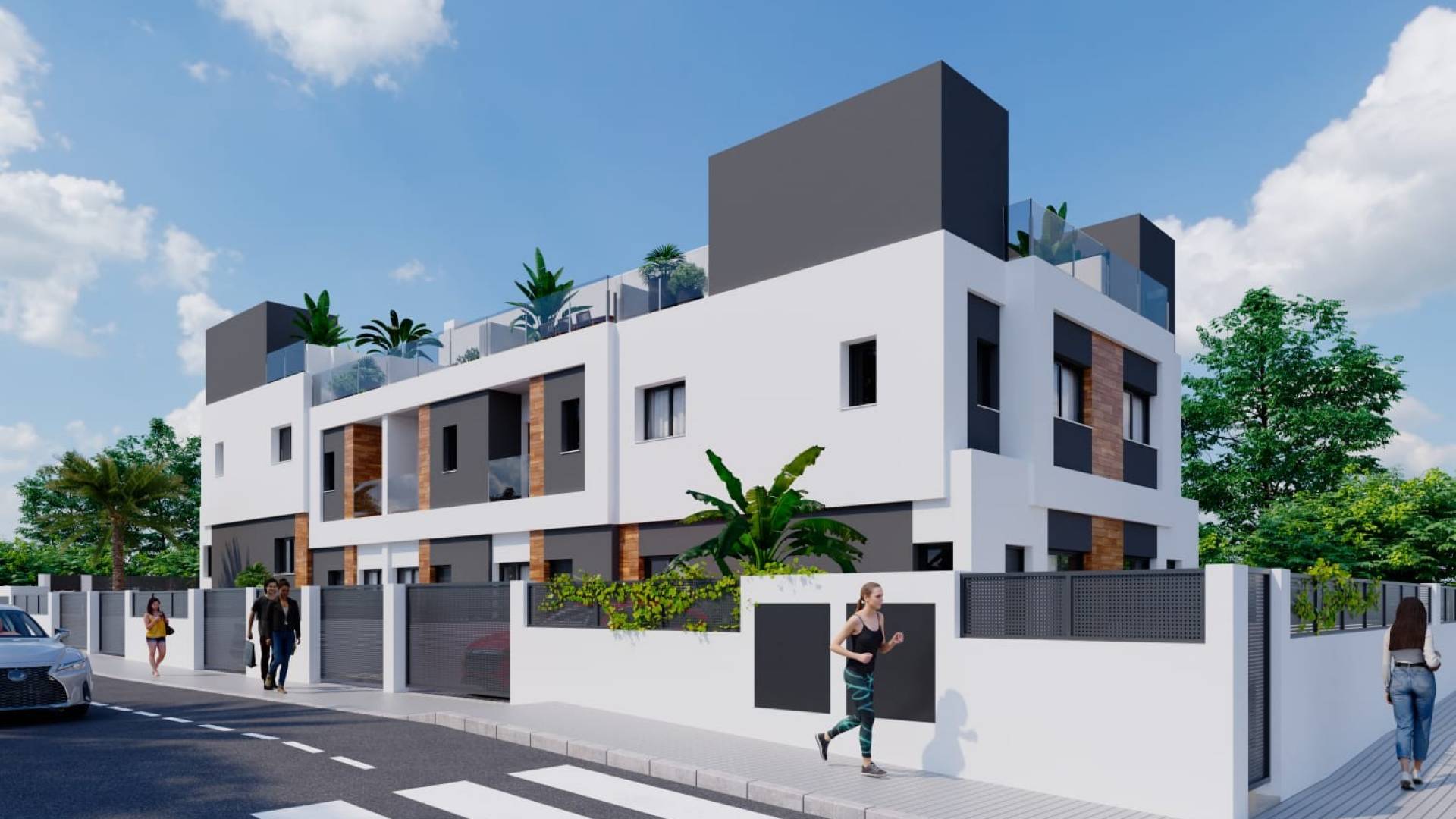 Nieuw gebouw - Adosado - Torrevieja - Las calas