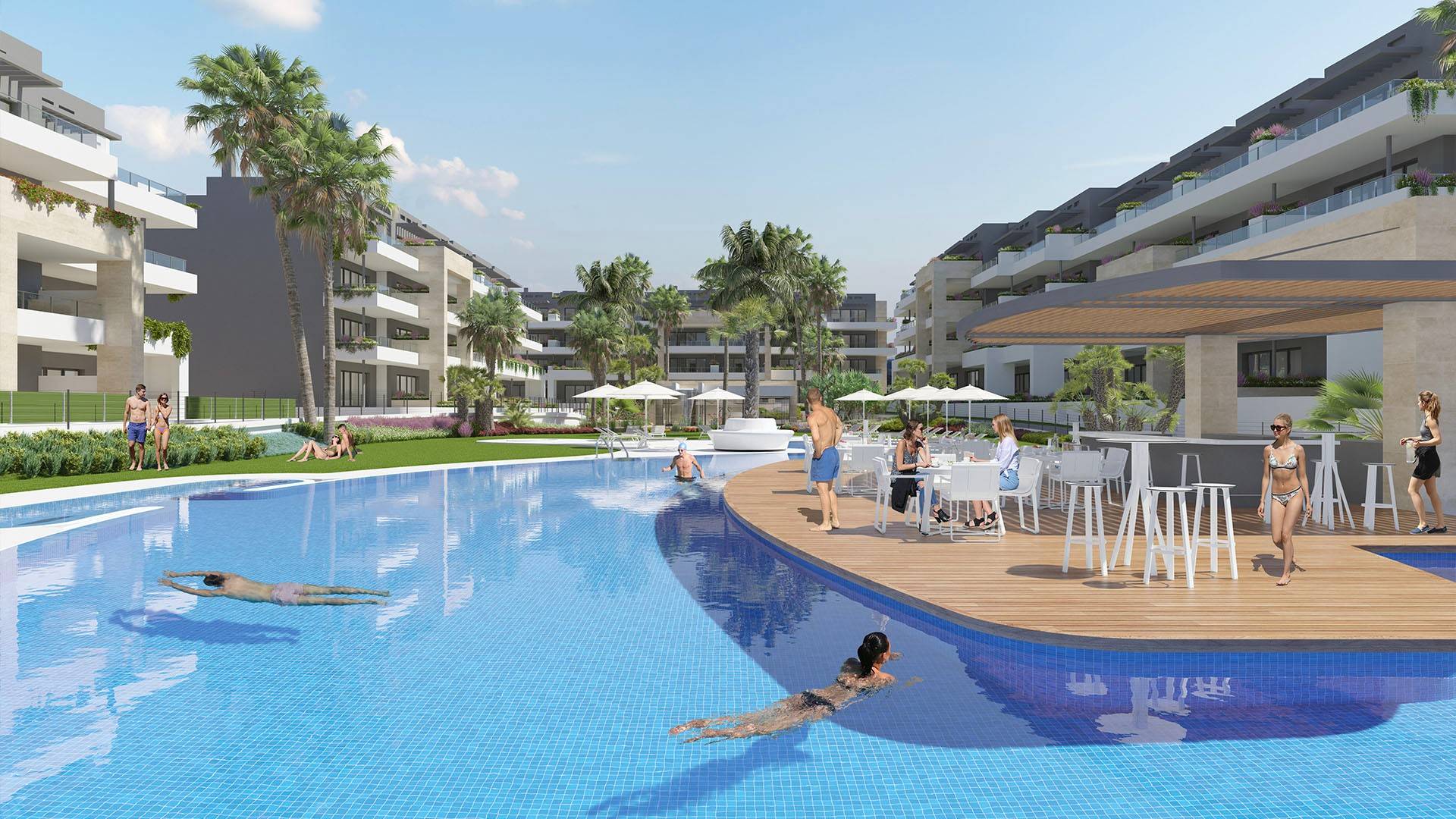Nieuw gebouw - Appartement - Orihuela Costa - Playa Flamenca
