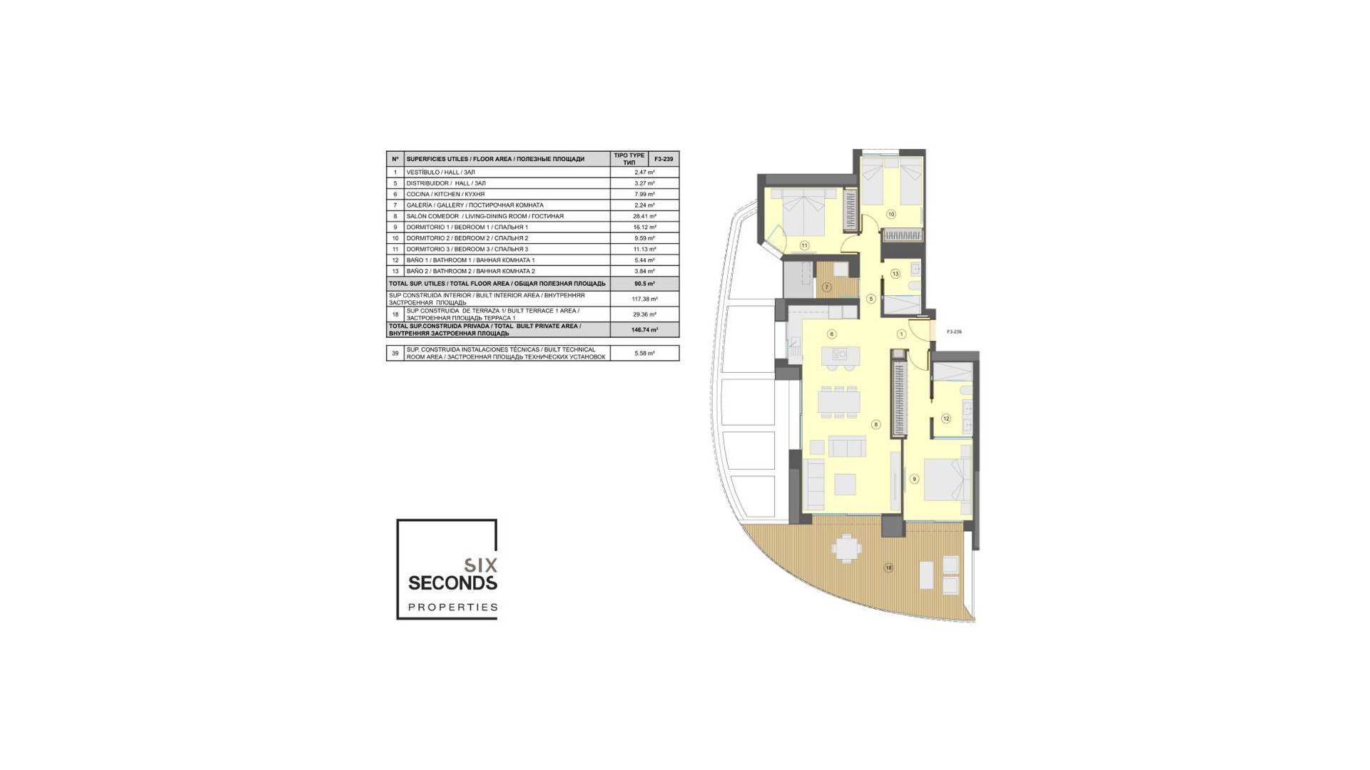 Nieuw gebouw - Appartement - Plat - Benidorm - Zona de Poniente