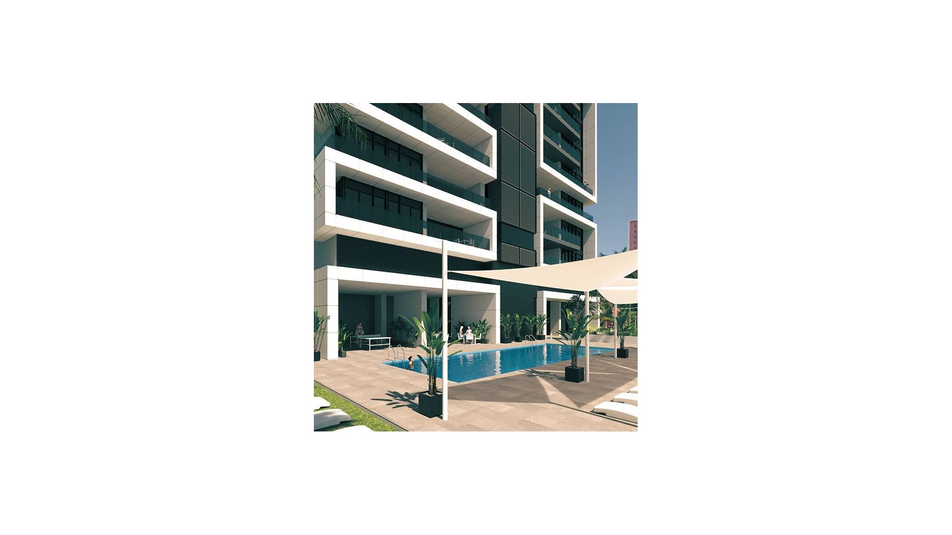 Nieuw gebouw - Appartement  Plat - Benidorm