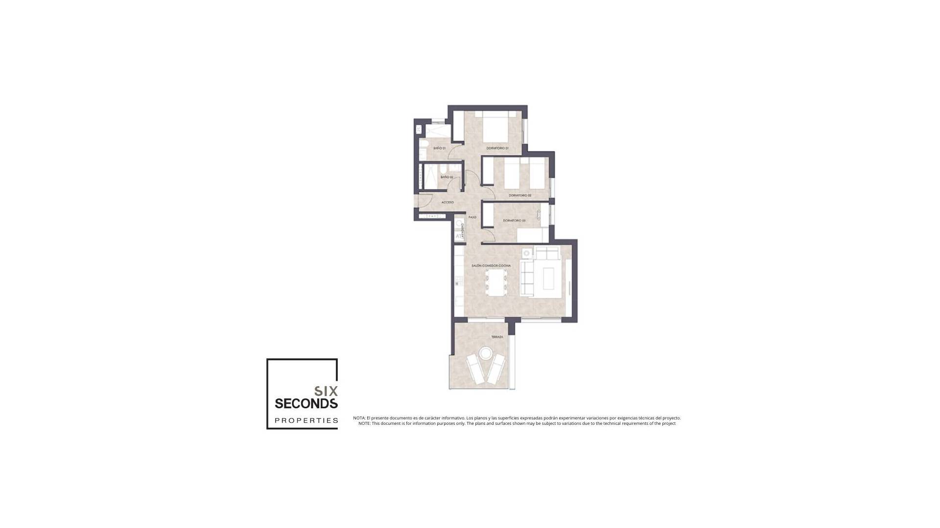 Nieuw gebouw - Appartement  Plat - Calpe