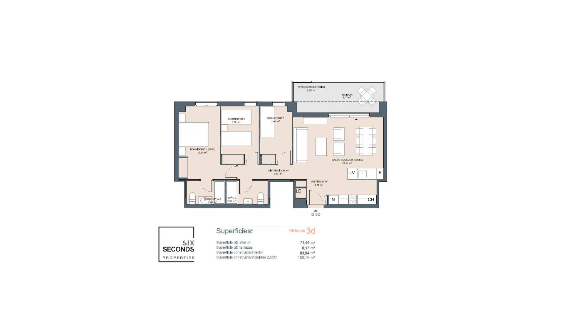 Nieuw gebouw - Appartement - Plat - Denia - Port