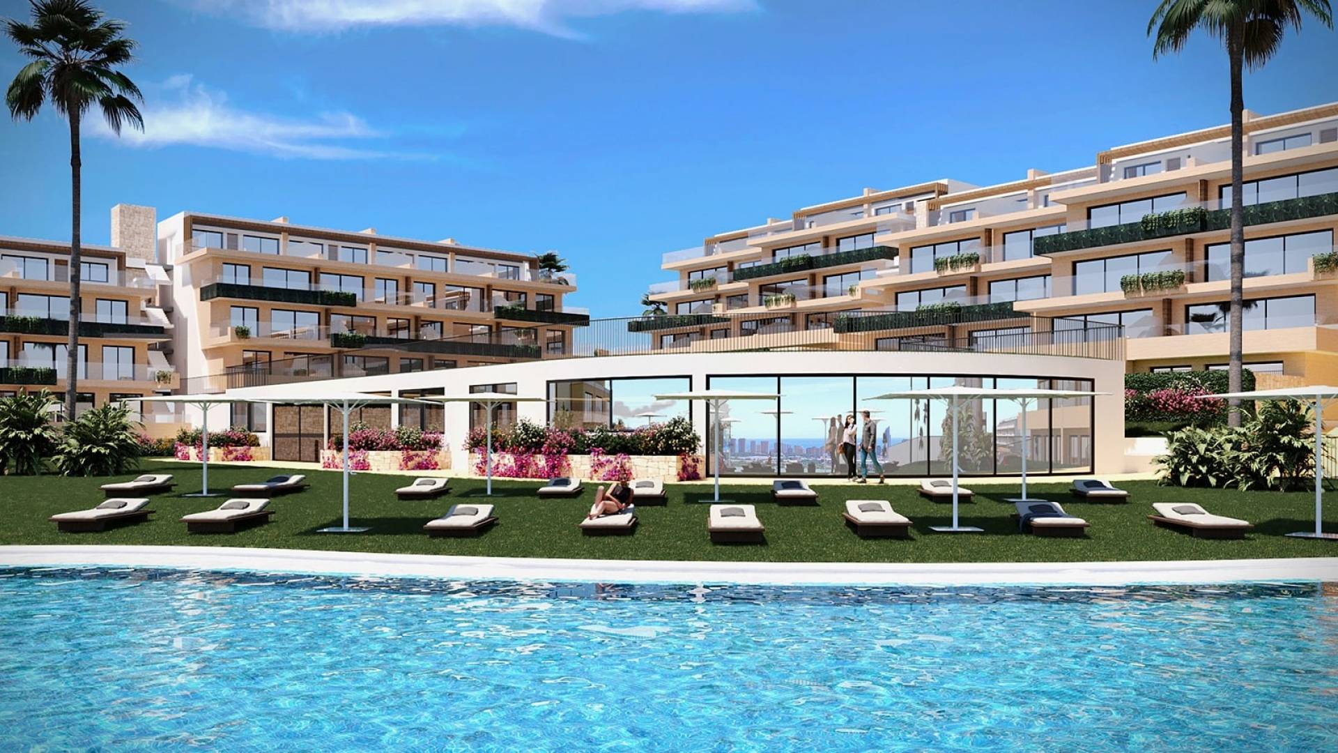 Nieuw gebouw - Appartement  Plat - Finestrat - Finestrat Urbanizaciones