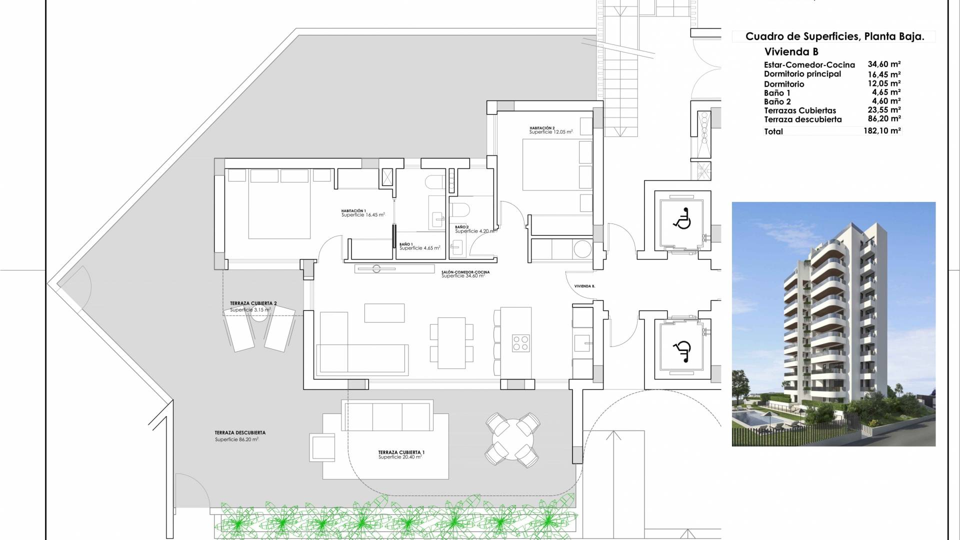 Nieuw gebouw - Appartement  Plat - Guardamar del Segura