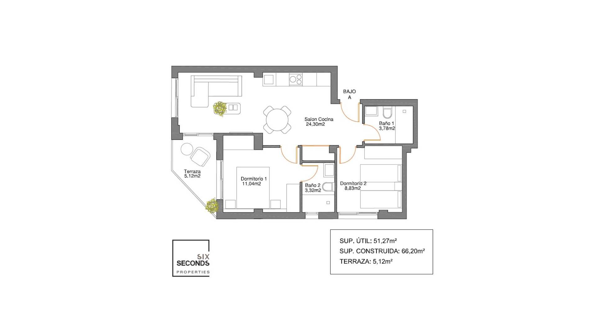 Nieuw gebouw - Appartement - Plat - Guardamar del Segura