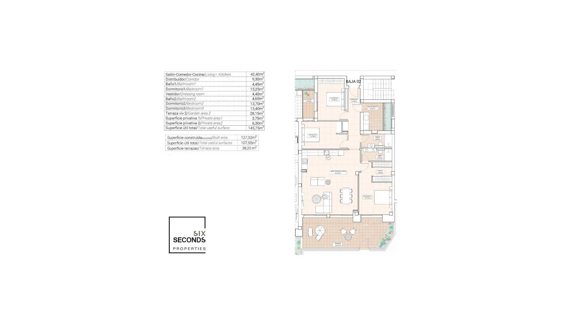 Nieuw gebouw - Appartement - Plat - Hondón de las Nieves