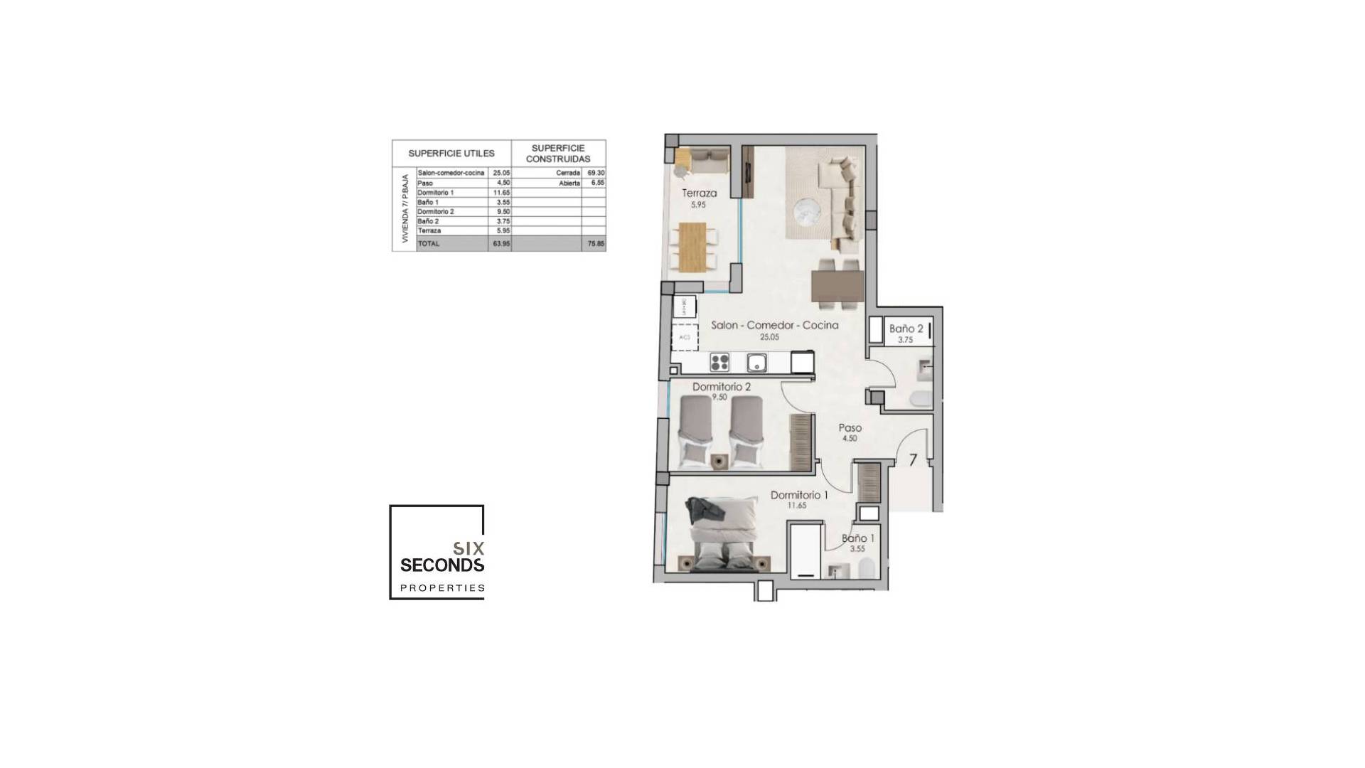 Nieuw gebouw - Appartement - Plat - Santa Pola