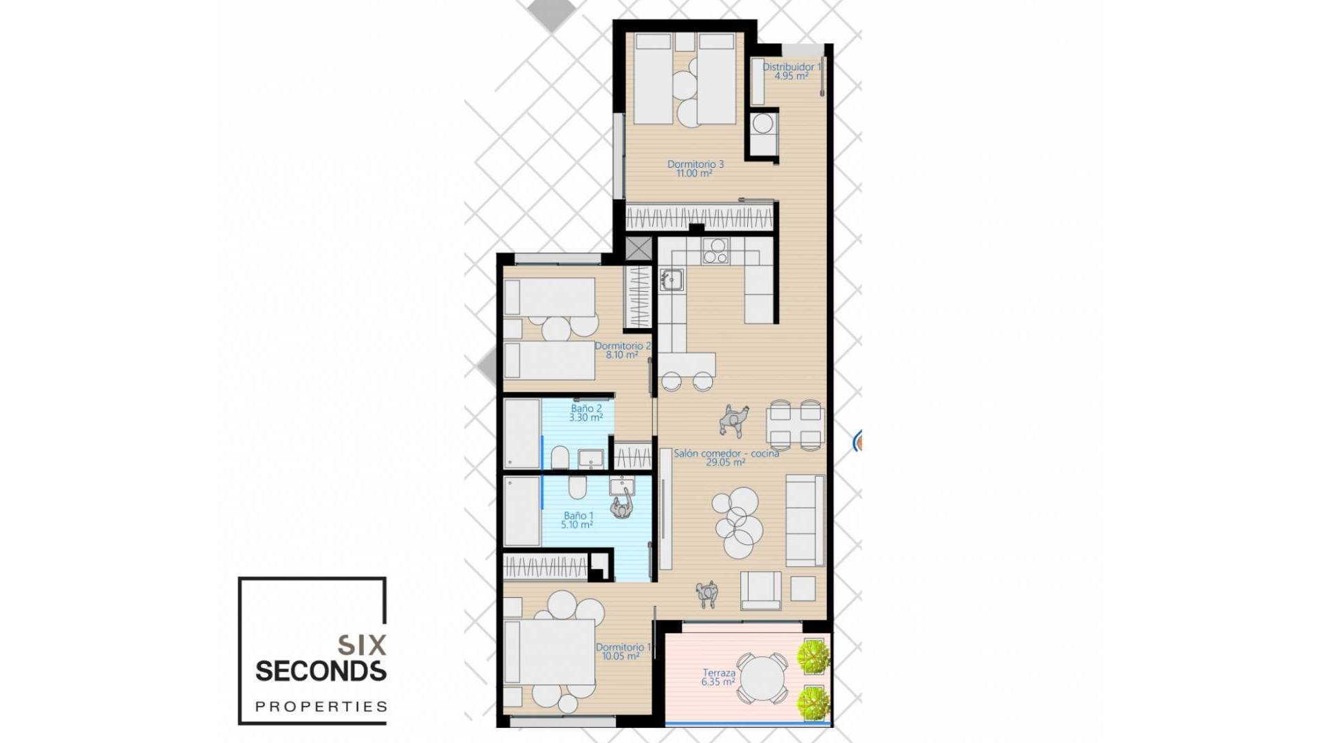 Nieuw gebouw - Appartement - Plat - Torre de la Horadada