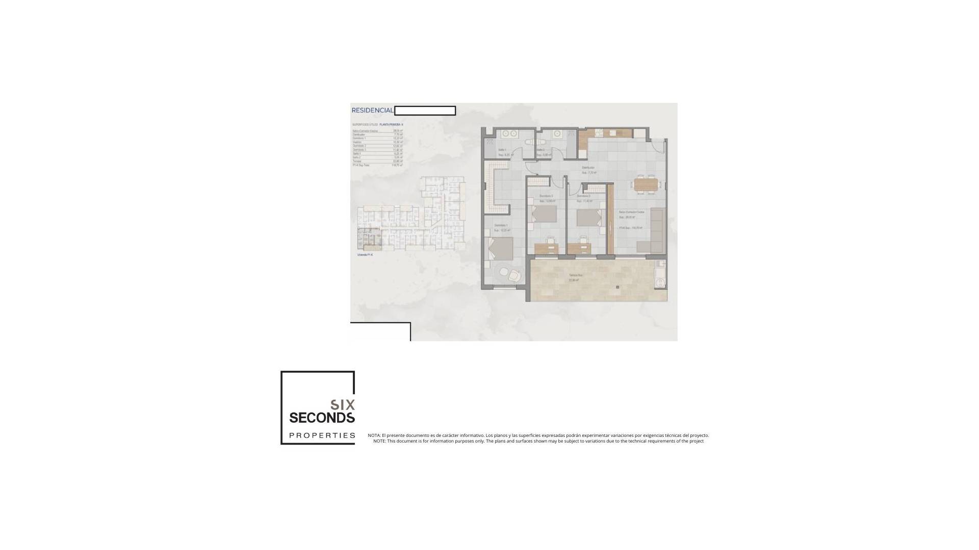 Nieuw gebouw - Appartement  Plat - Torre-Pacheco