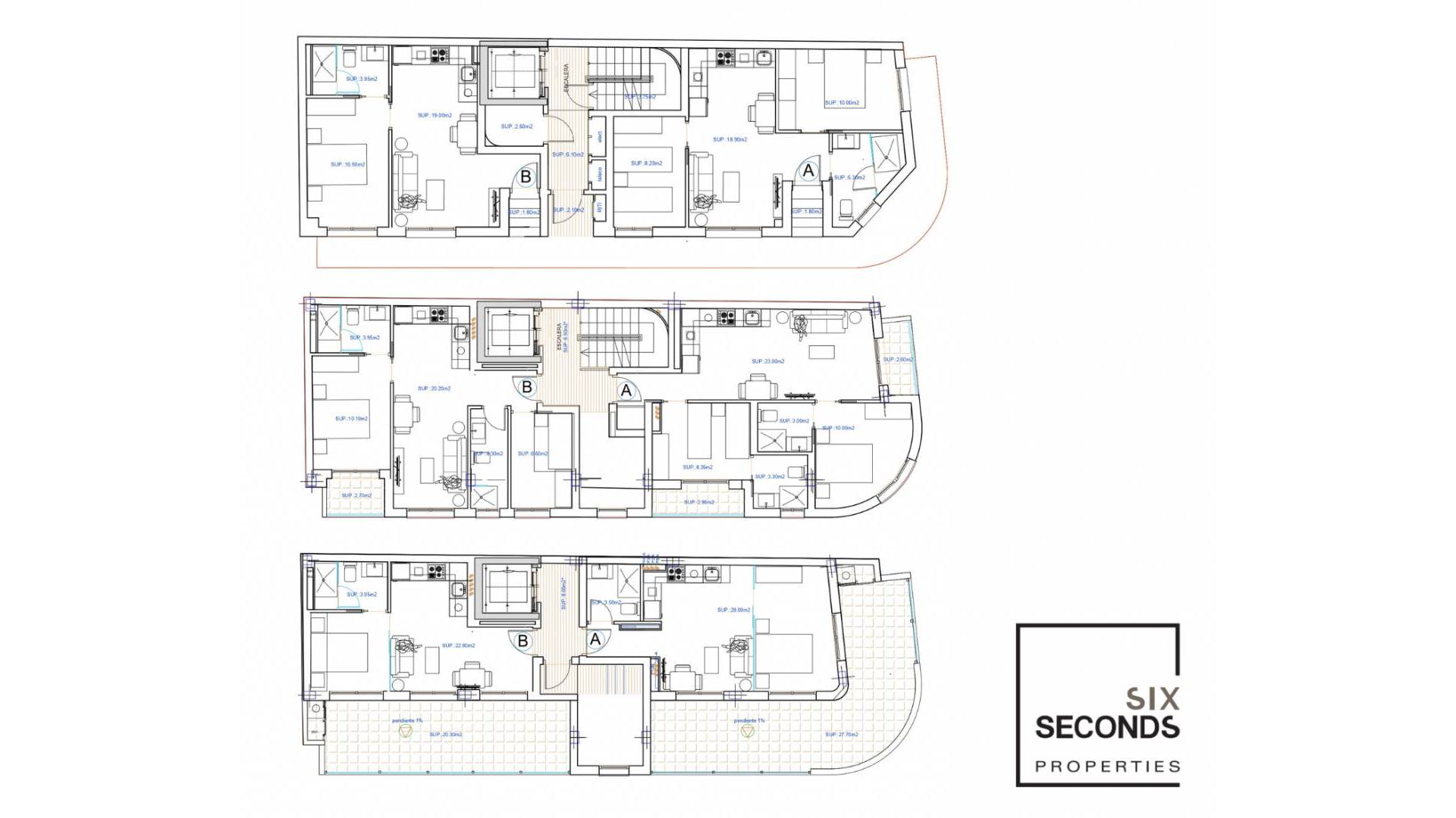 Nieuw gebouw - Appartement - Plat - Torrevieja - Centro