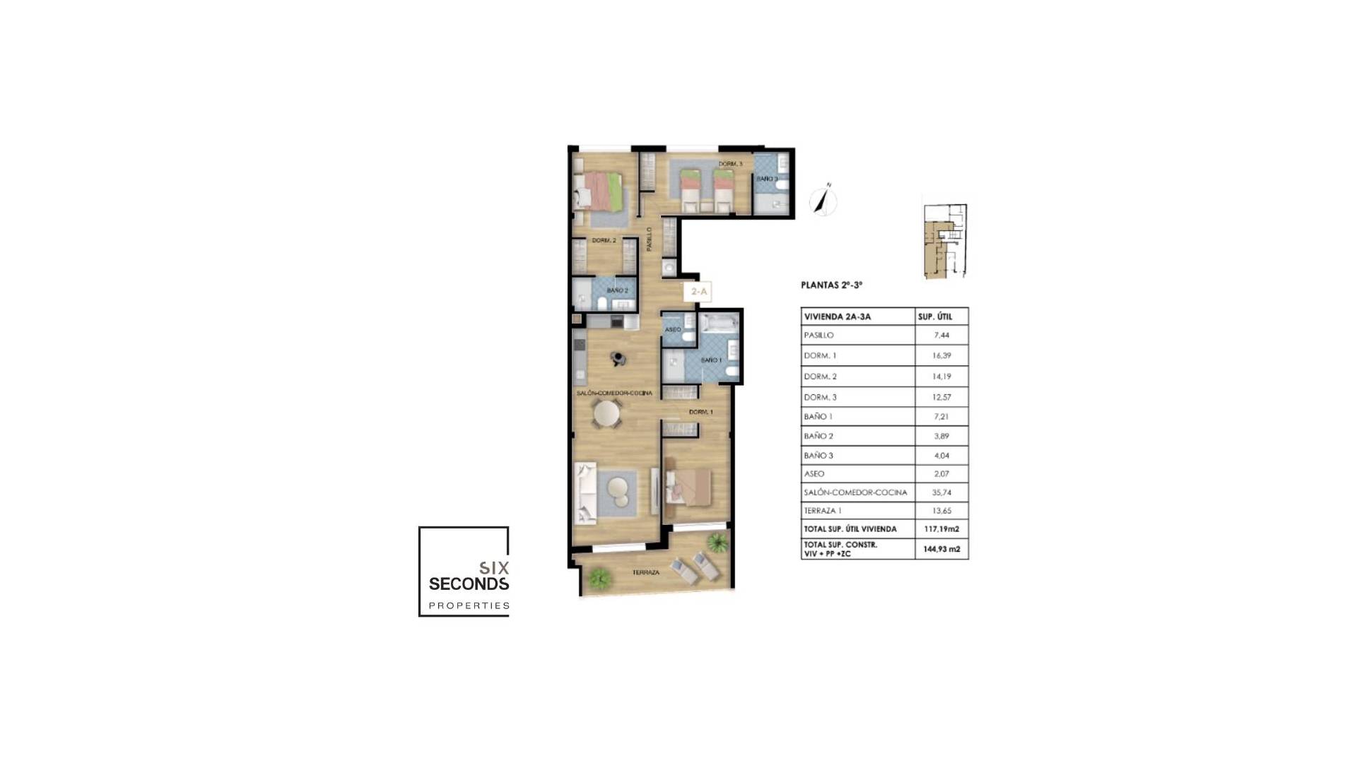 Nieuw gebouw - Appartement - Plat - Torrevieja - Playa del Cura