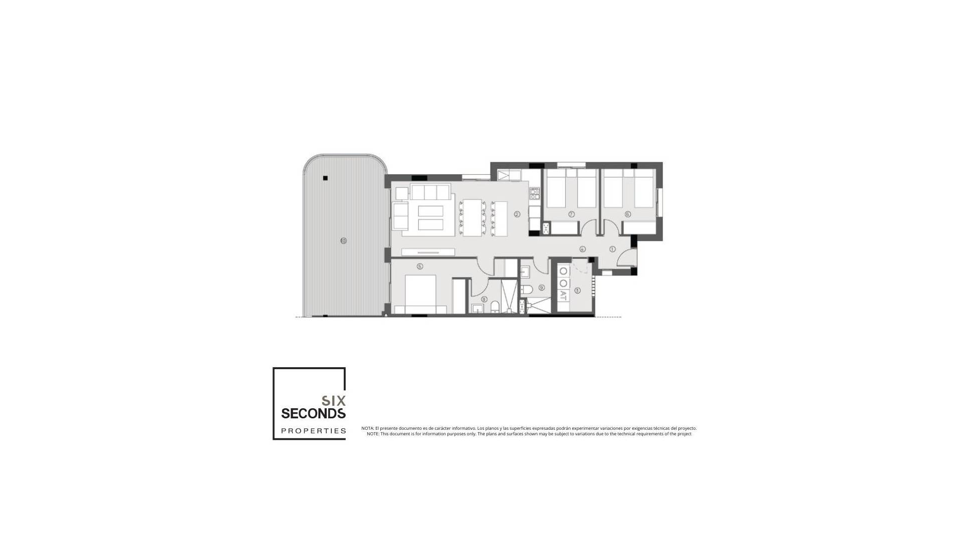 Nieuw gebouw - Appartement  Plat - Torrevieja
