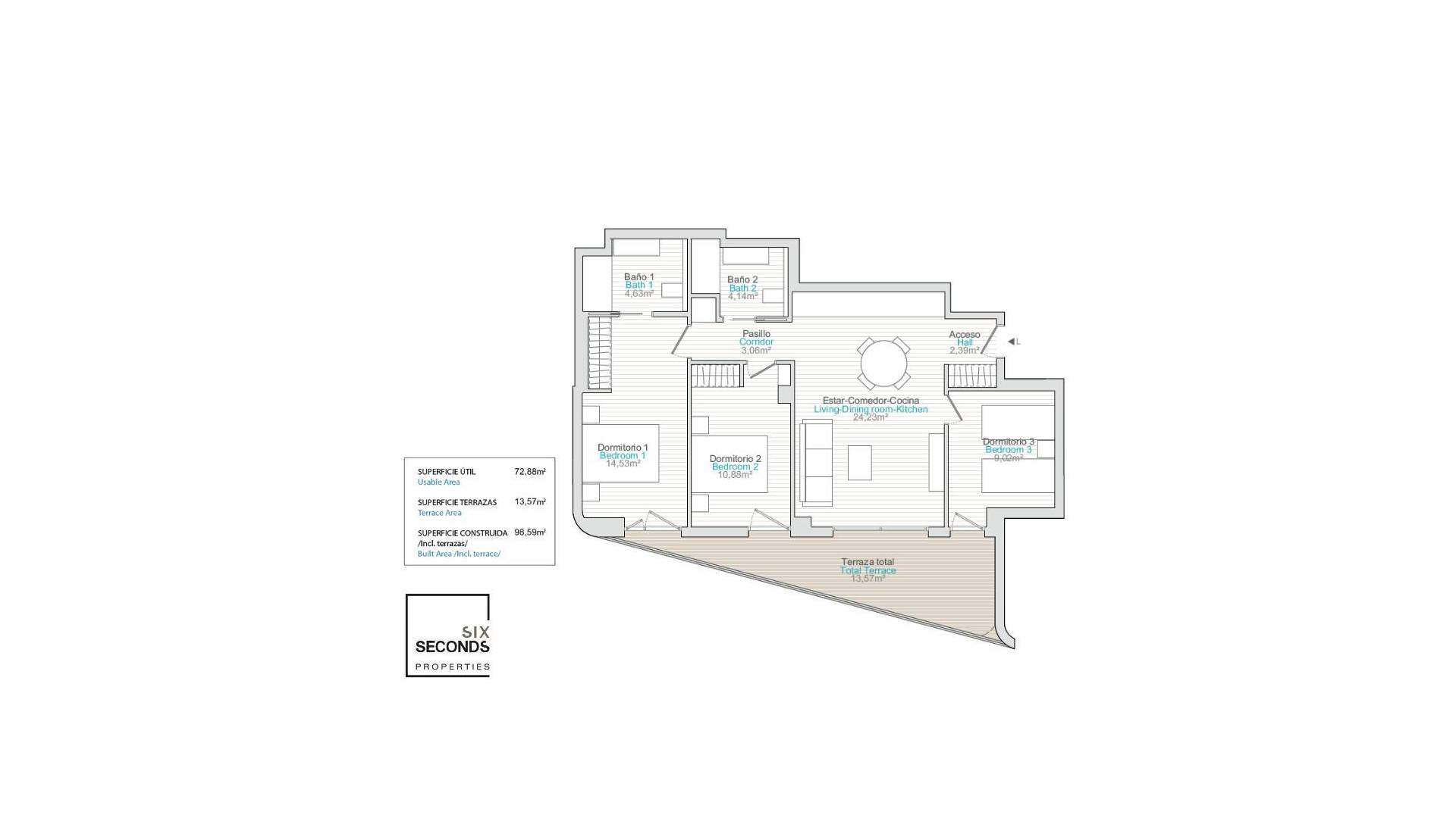 Nieuw gebouw - Appartement - Plat - Villajoyosa