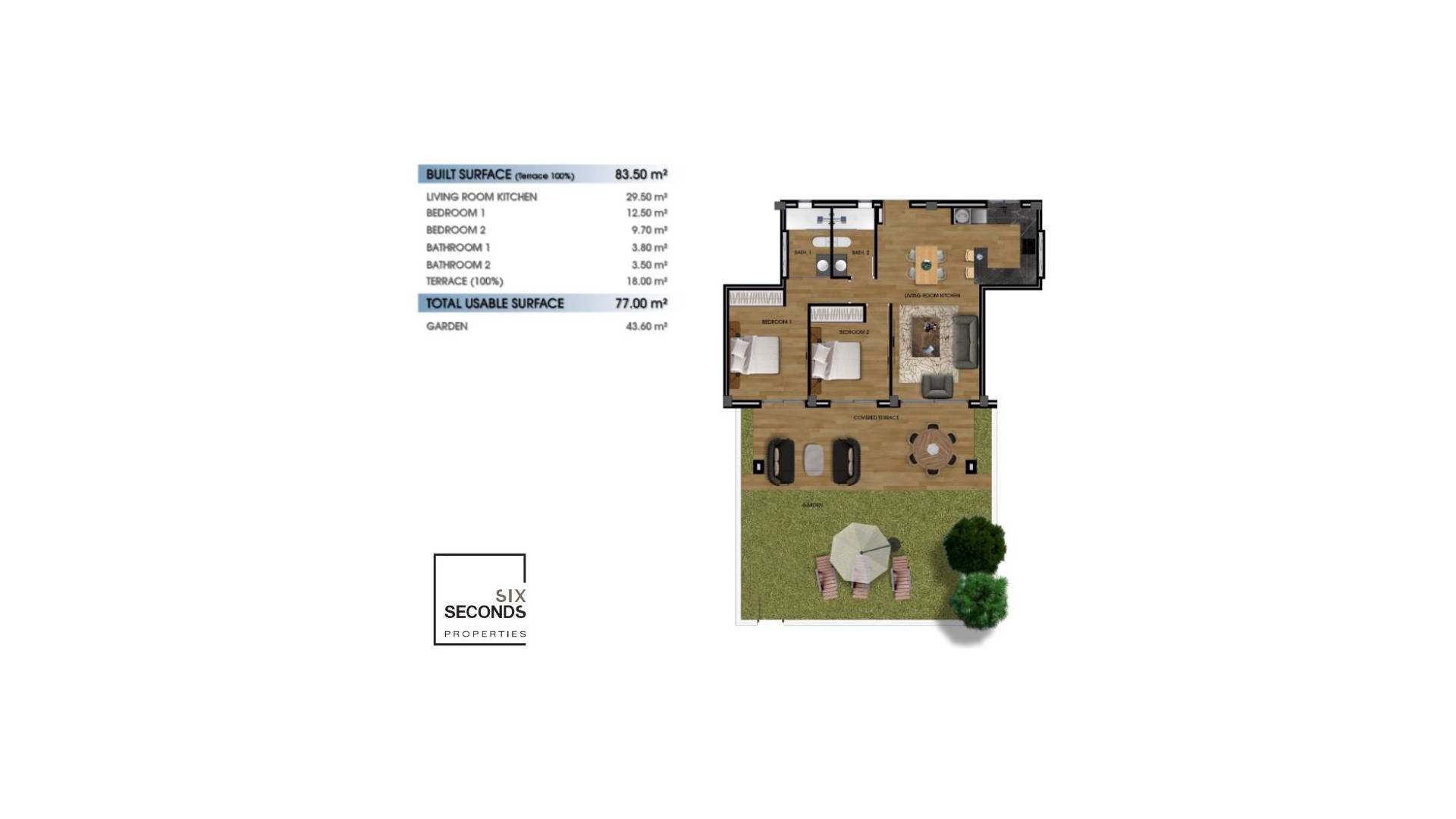 Nieuw gebouw - Appartement - Plat - 