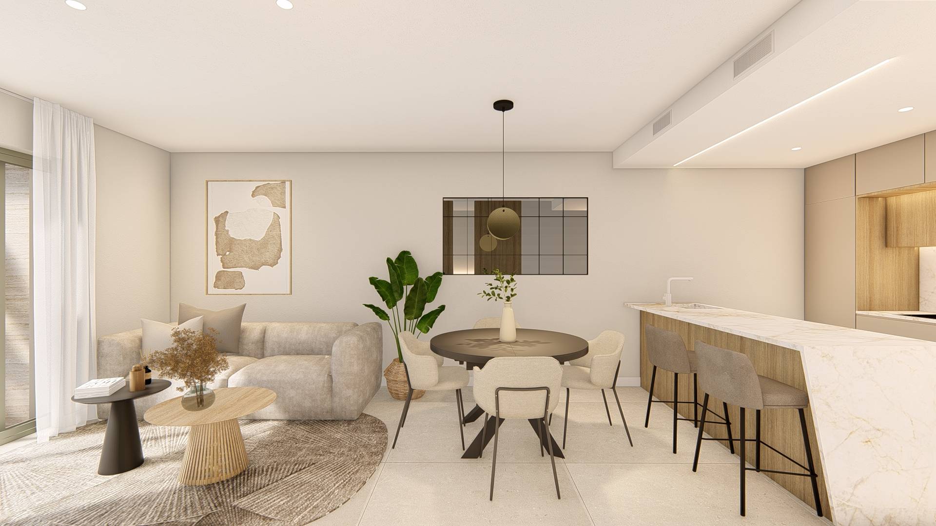 Nieuw gebouw - Appartement  Plat - 