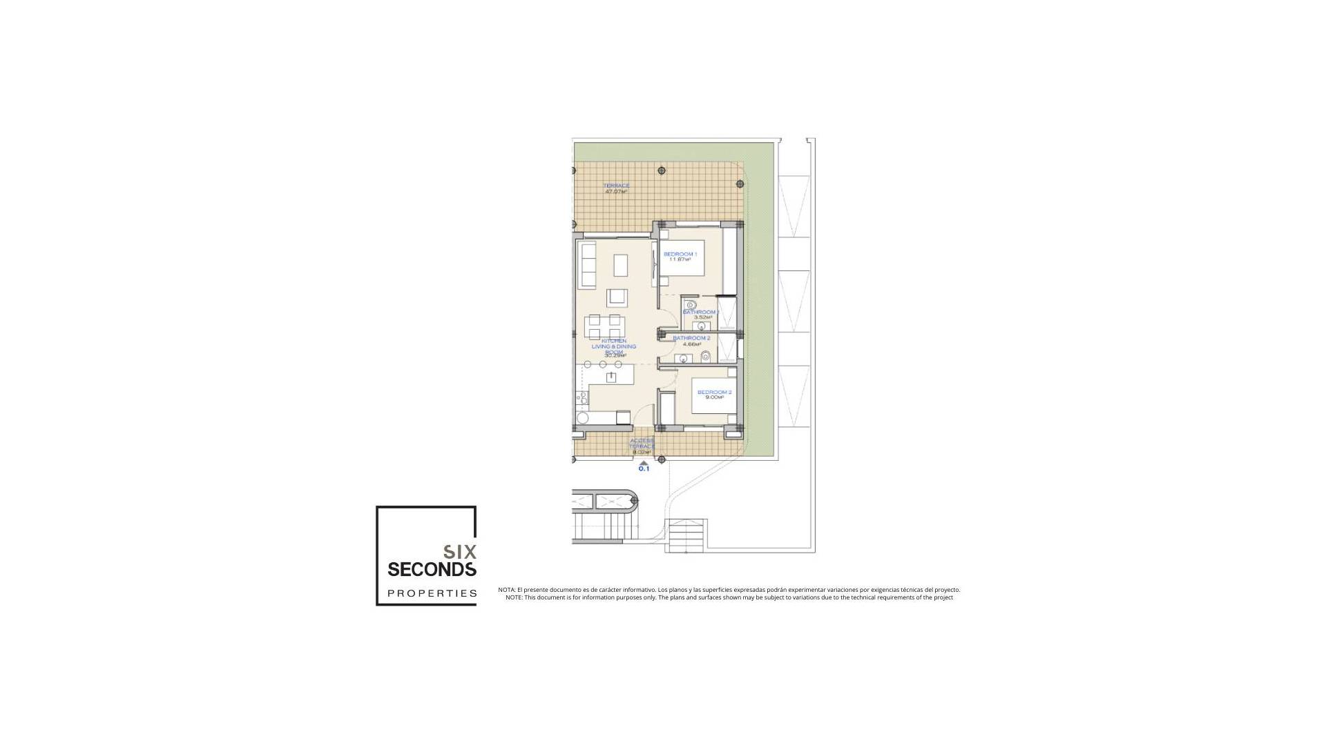 Nieuw gebouw - Appartement  Plat - 