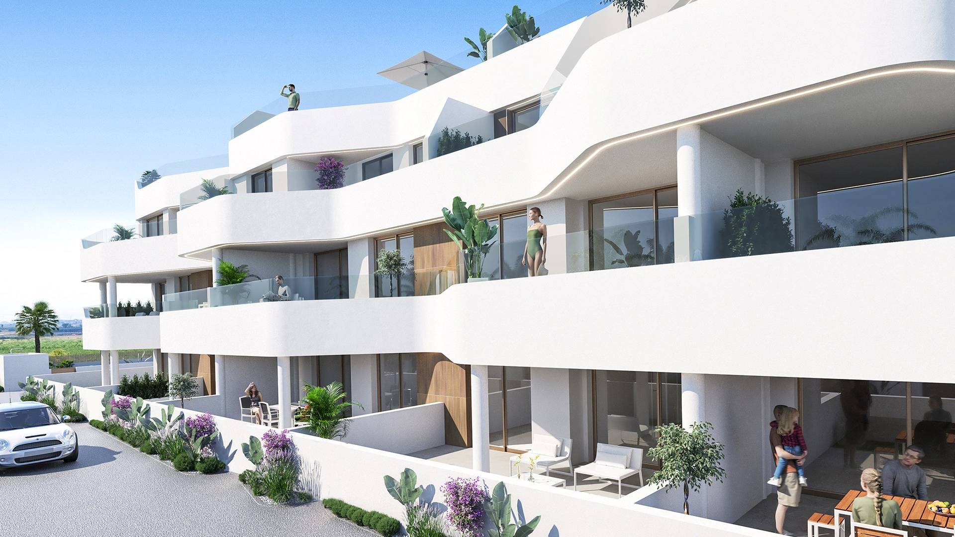 Nieuw gebouw - Appartement  Plat - 