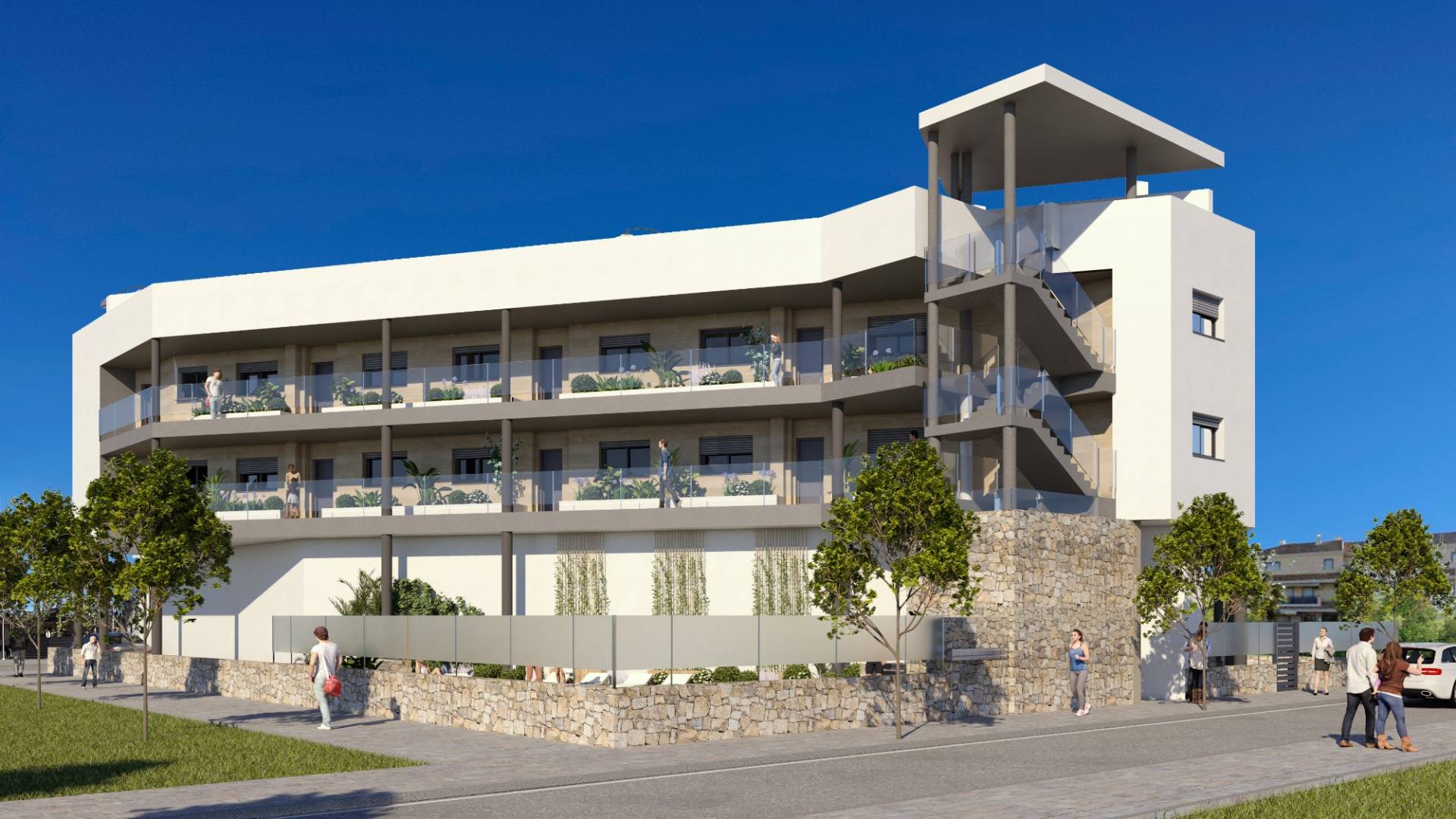 Nieuw gebouw - Appartement  Plat - 