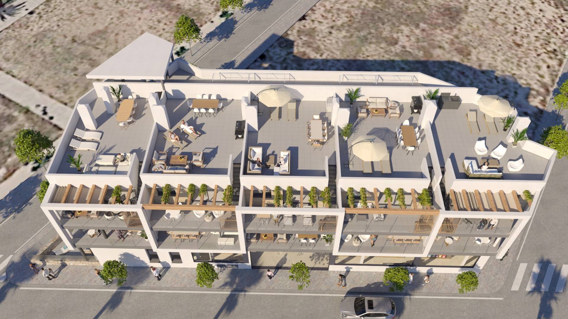 Nieuw gebouw - Appartement  Plat - 