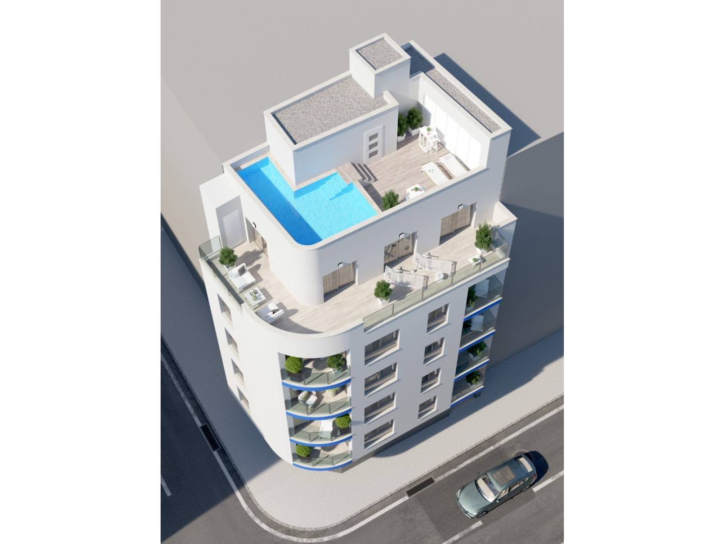 Nieuw gebouw - Appartement - Torrevieja - Playa de los Locos