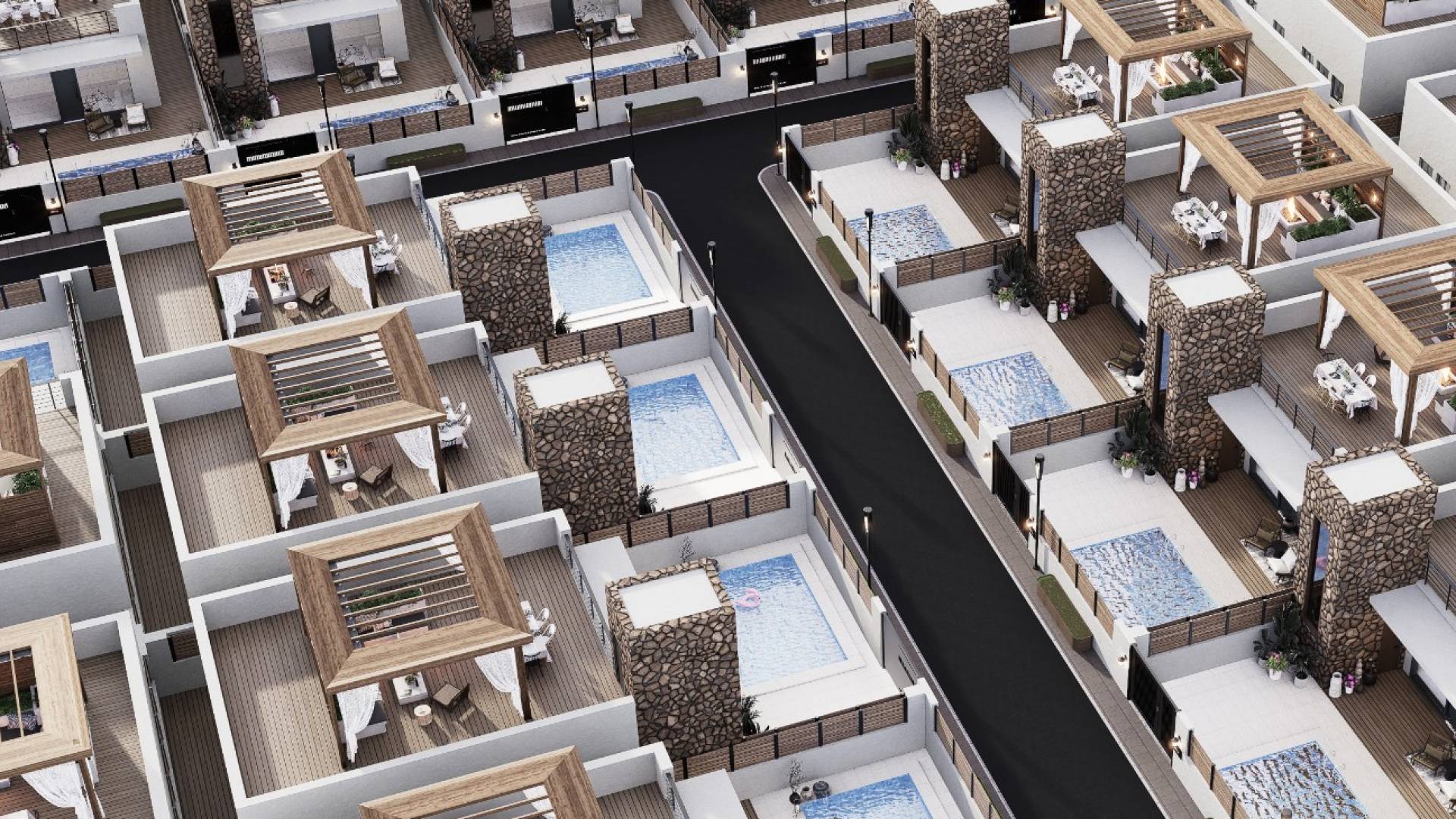 Nieuw gebouw - Halfvrijstaand - Fuente Alamo - La Pinilla