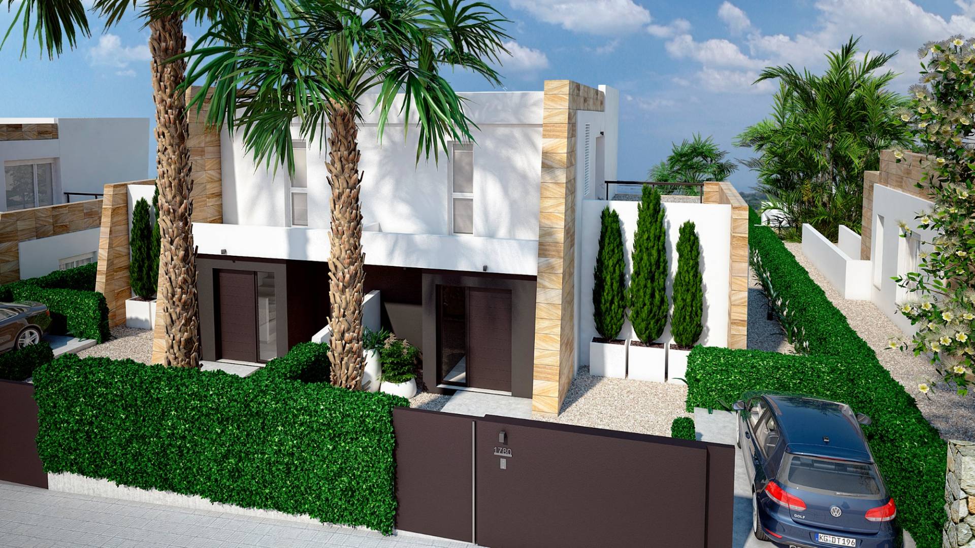 Nieuw gebouw - Halfvrijstaande villa - Algorfa - La Finca Golf