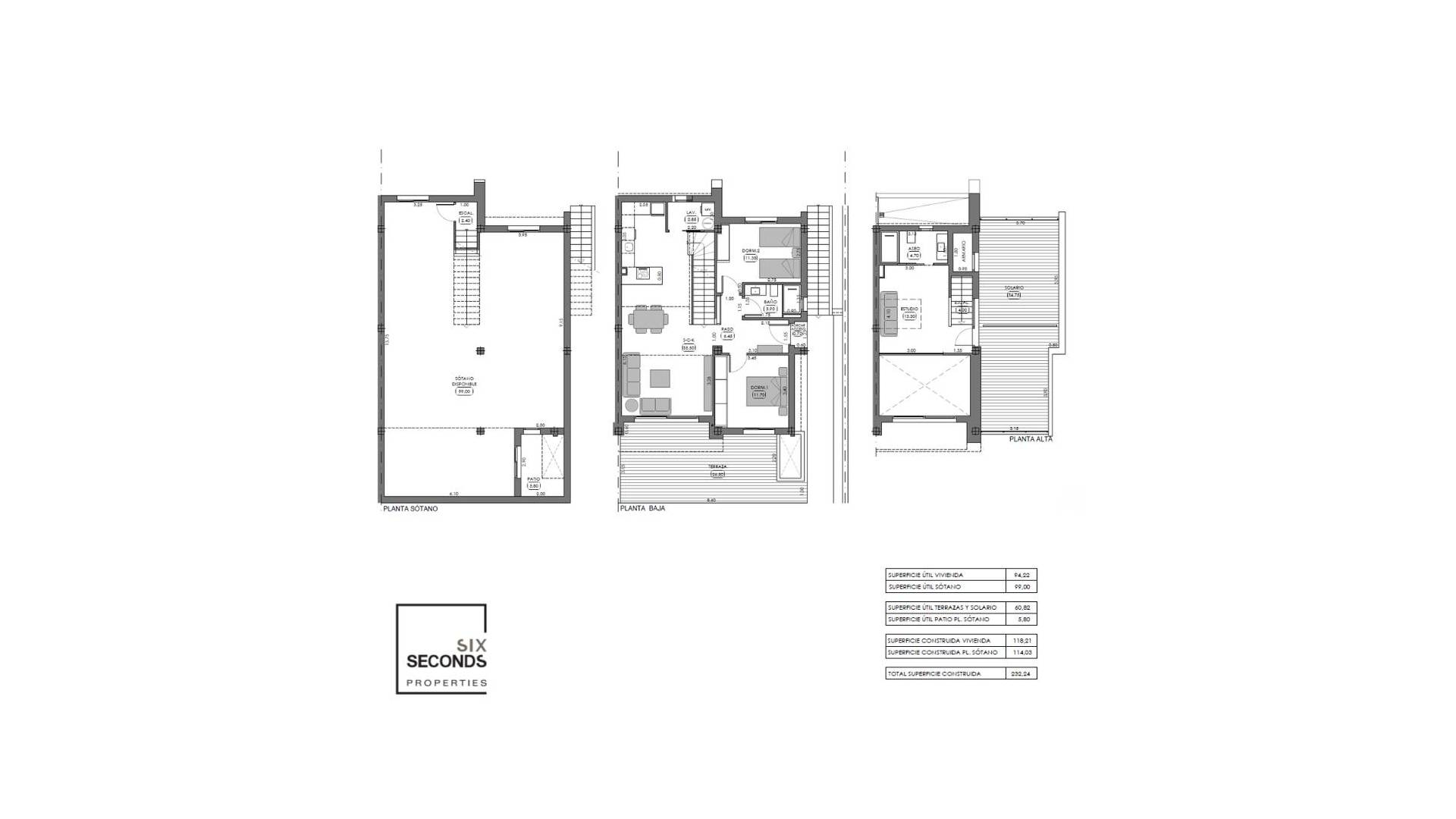 Nieuw gebouw - Halfvrijstaande villa - Algorfa - La Finca Golf