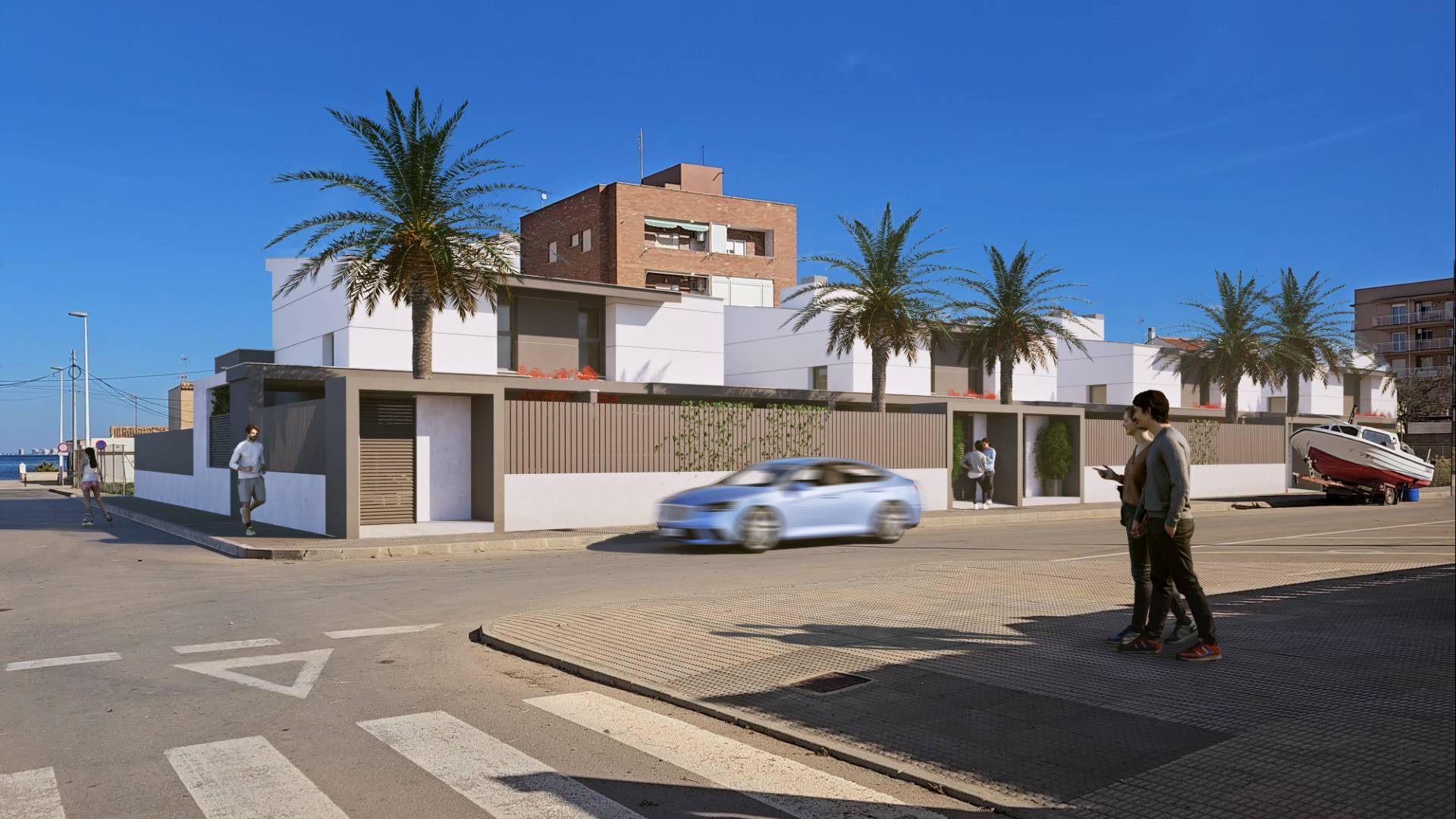 Nieuw gebouw - Halfvrijstaande villa - CARTAGENA - Los Nietos