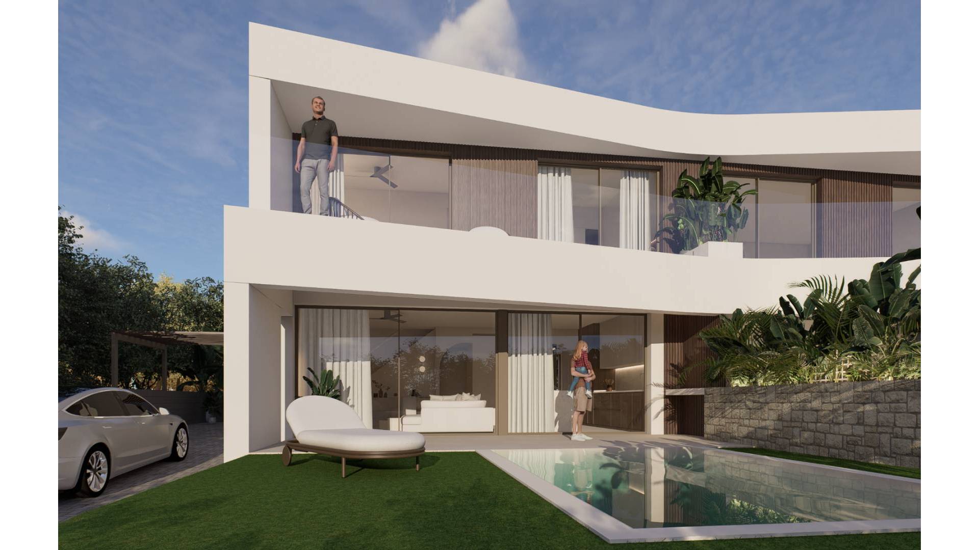 Nieuw gebouw - Halfvrijstaande villa - Gran Alacant