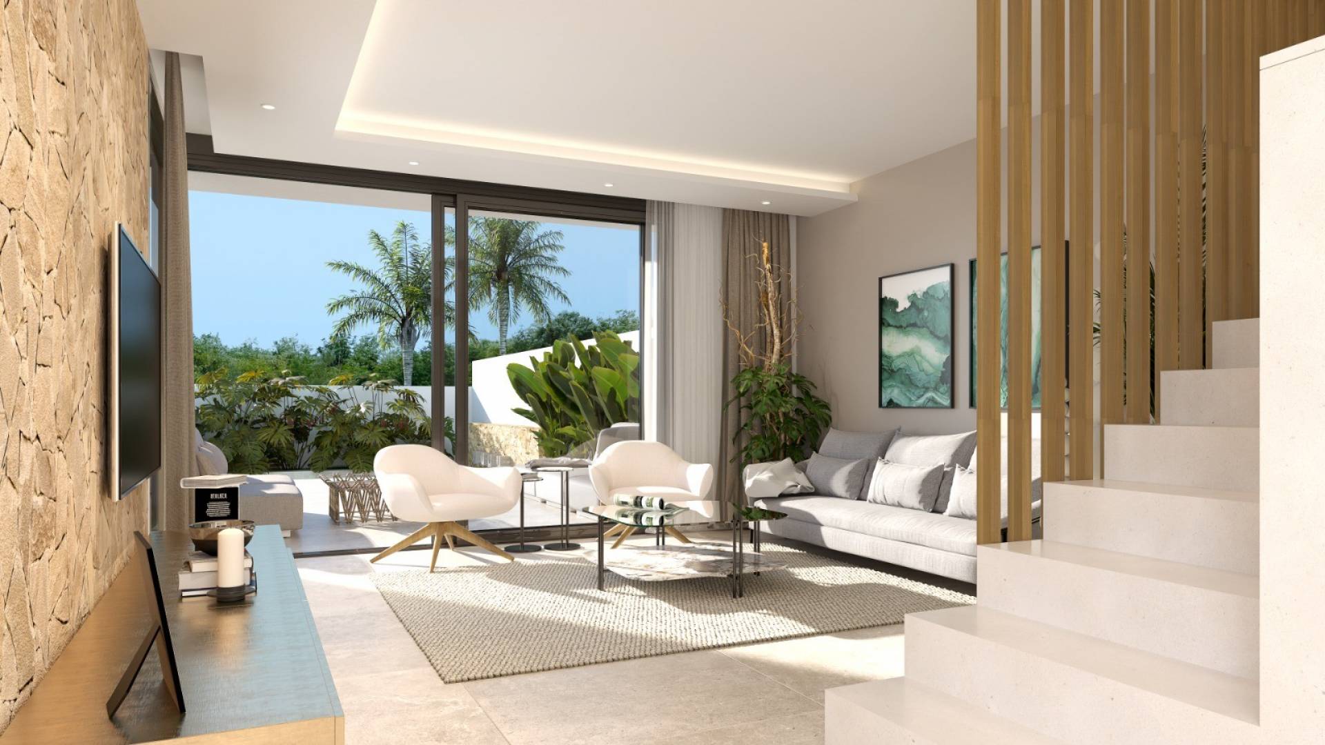 Nieuw gebouw - Halfvrijstaande villa - Orihuela Costa - Villamartín
