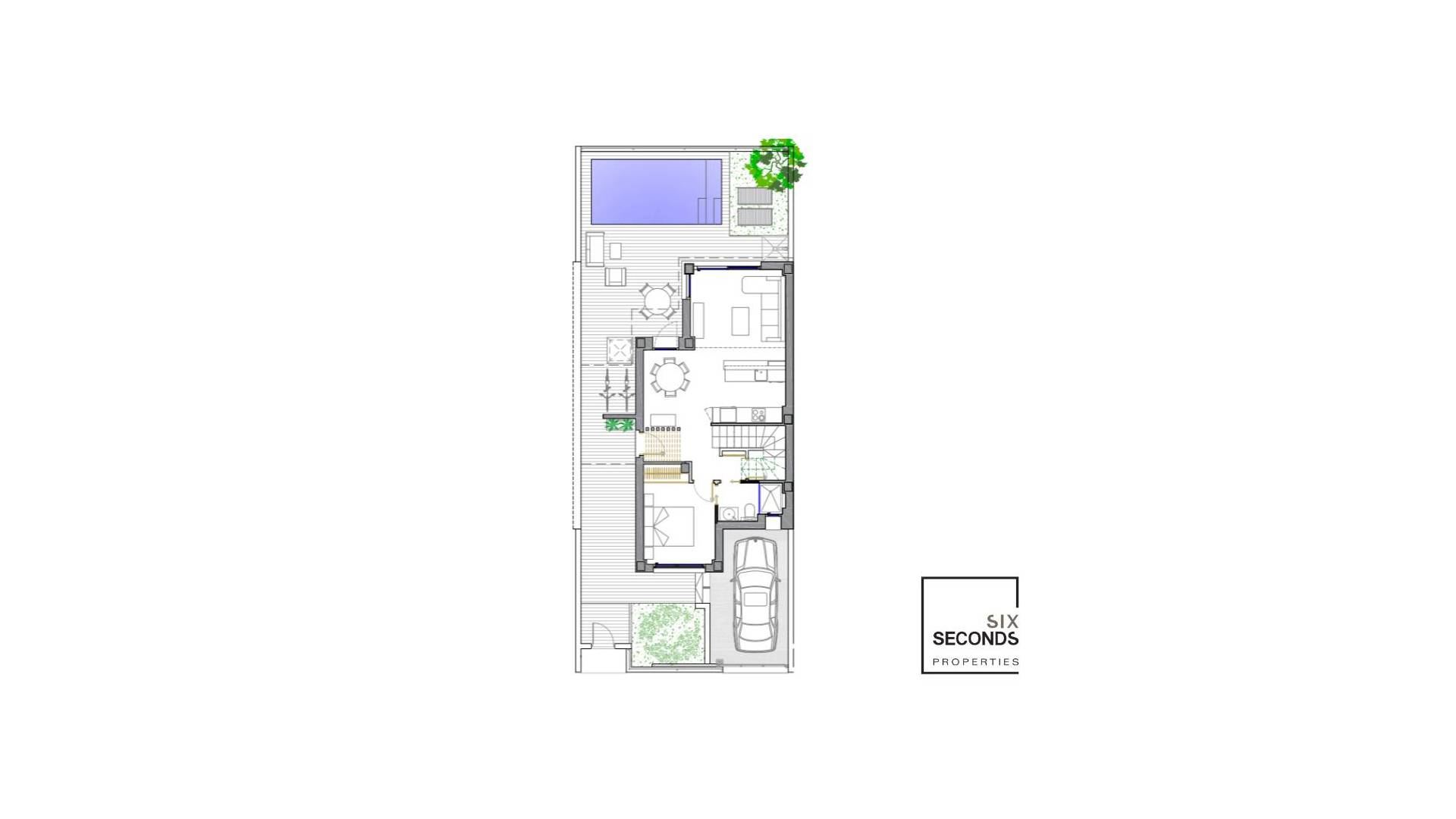 Nieuw gebouw - Halfvrijstaande villa - Santiago de la Ribera - 